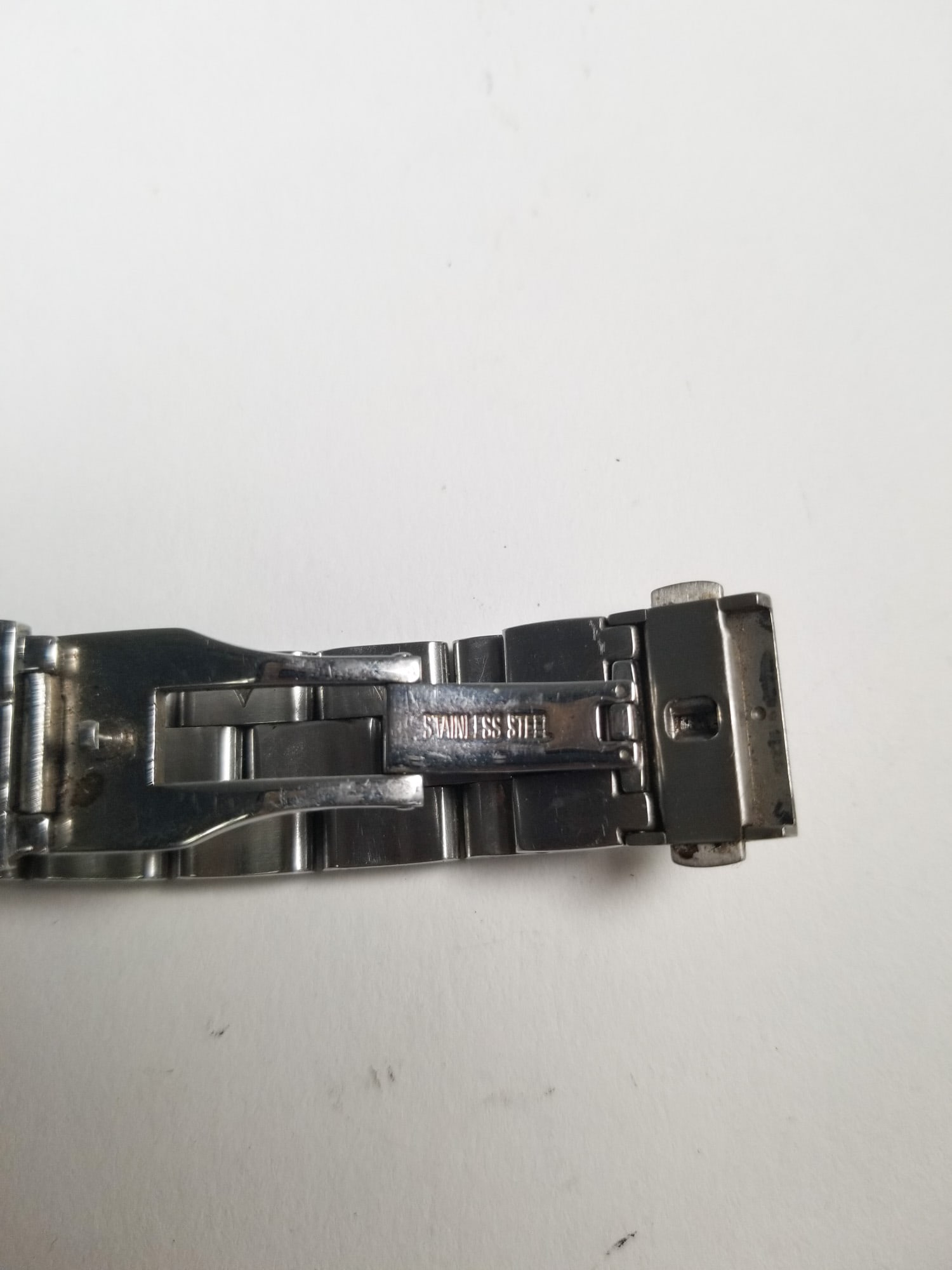 Invicta Lupah Watch 30mm MOP Dial Steel Diamonds Rectangle 4707 - 5