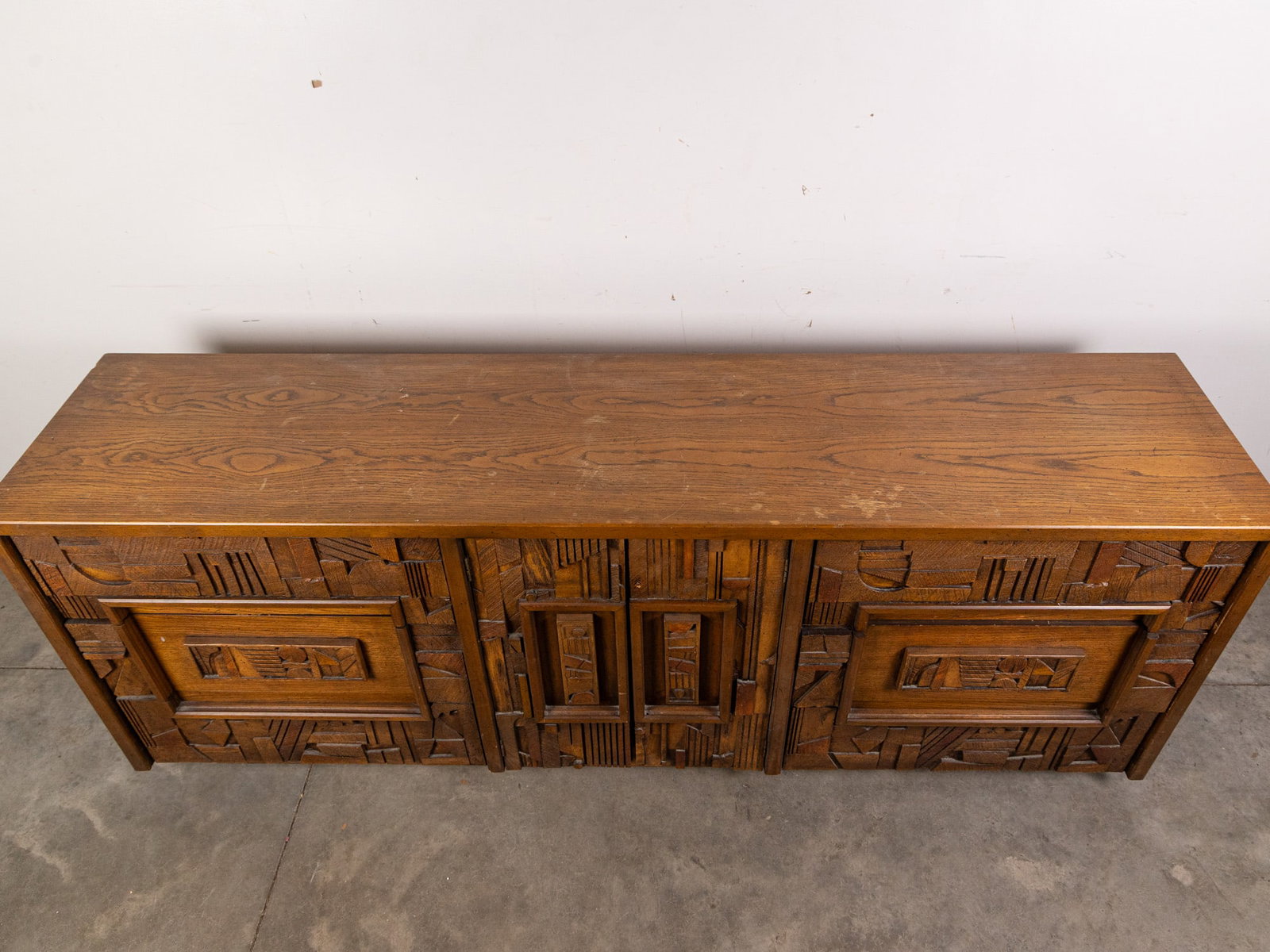 Lane Facade "Pueblo" Brutalist Dresser - 2