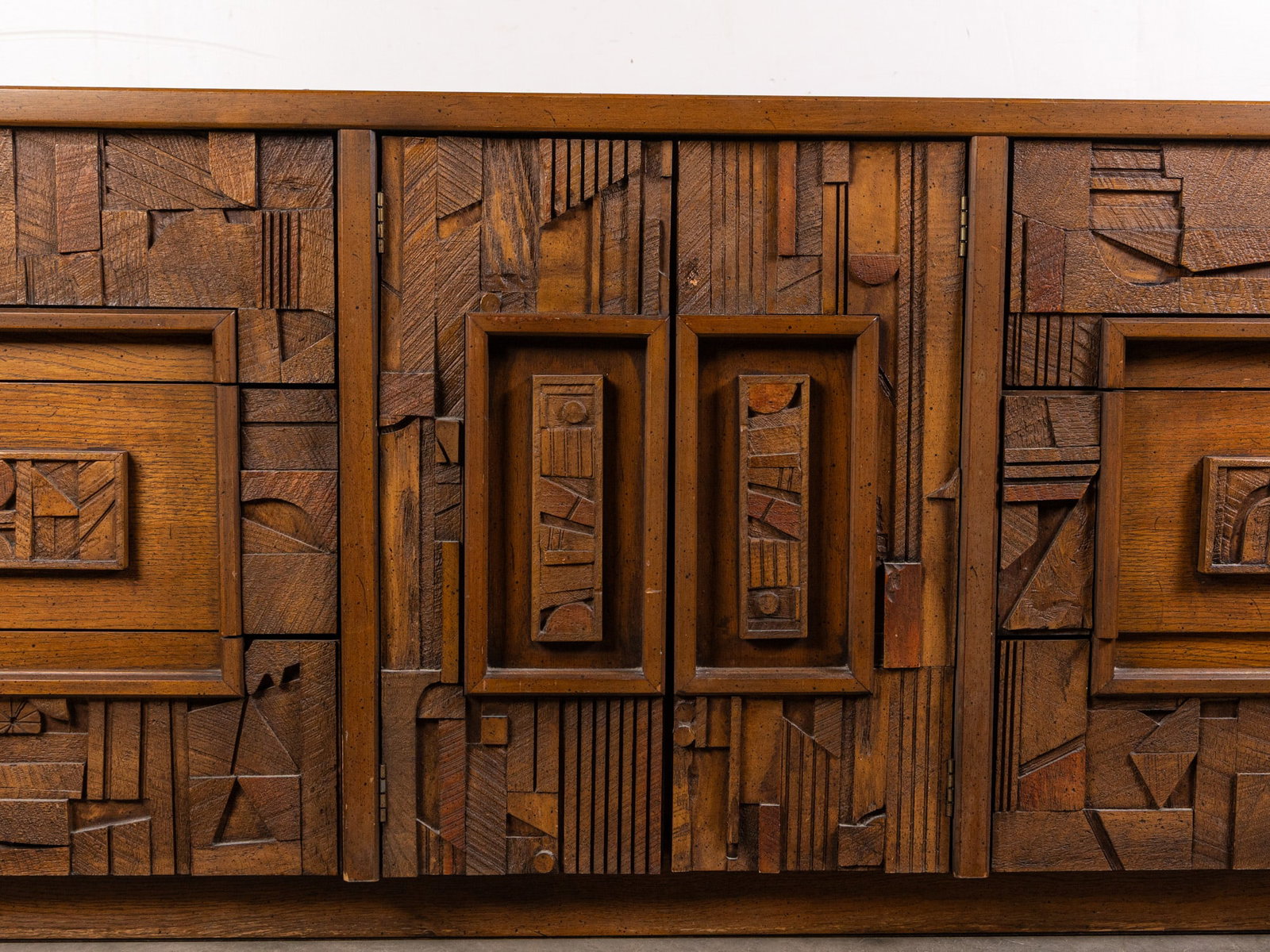 Lane Facade "Pueblo" Brutalist Dresser - 4