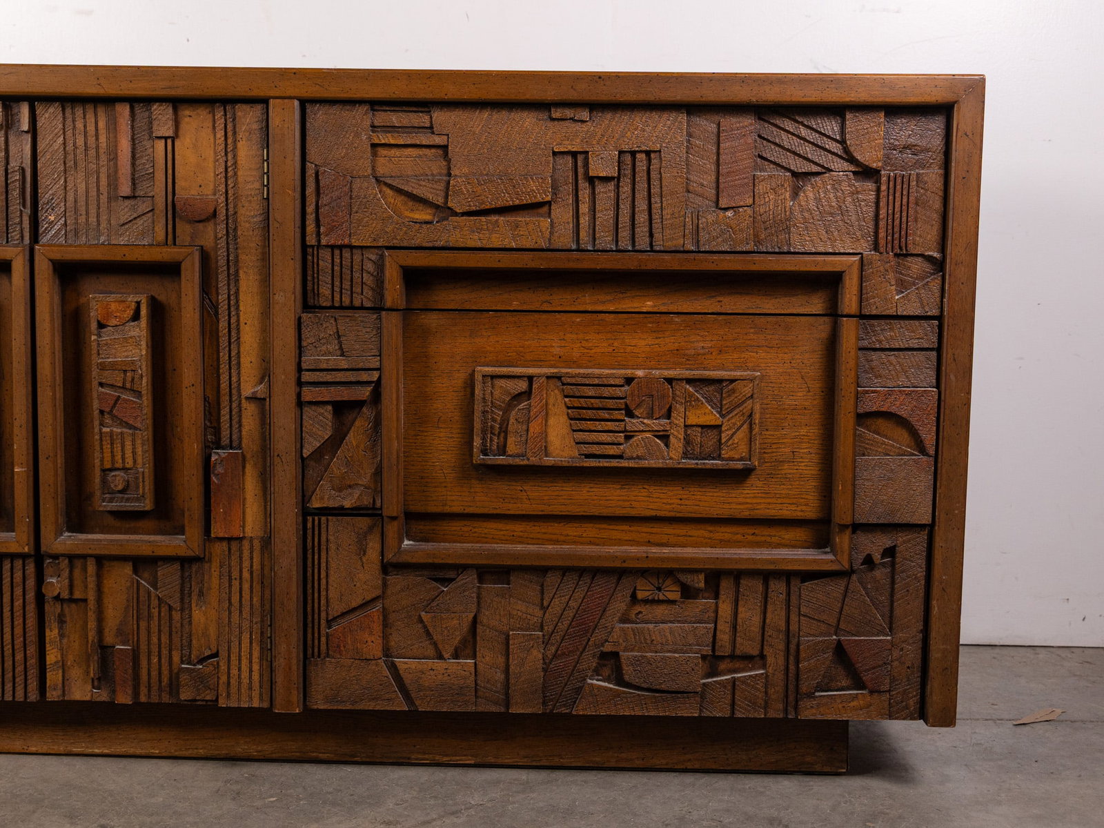 Lane Facade "Pueblo" Brutalist Dresser - 5