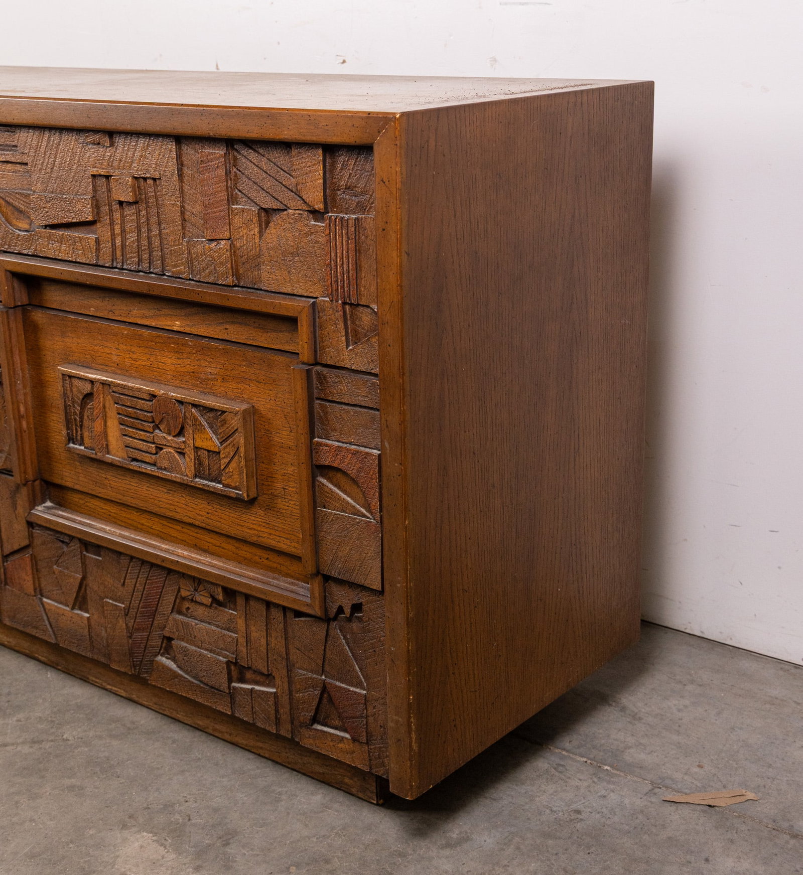 Lane Facade "Pueblo" Brutalist Dresser - 6