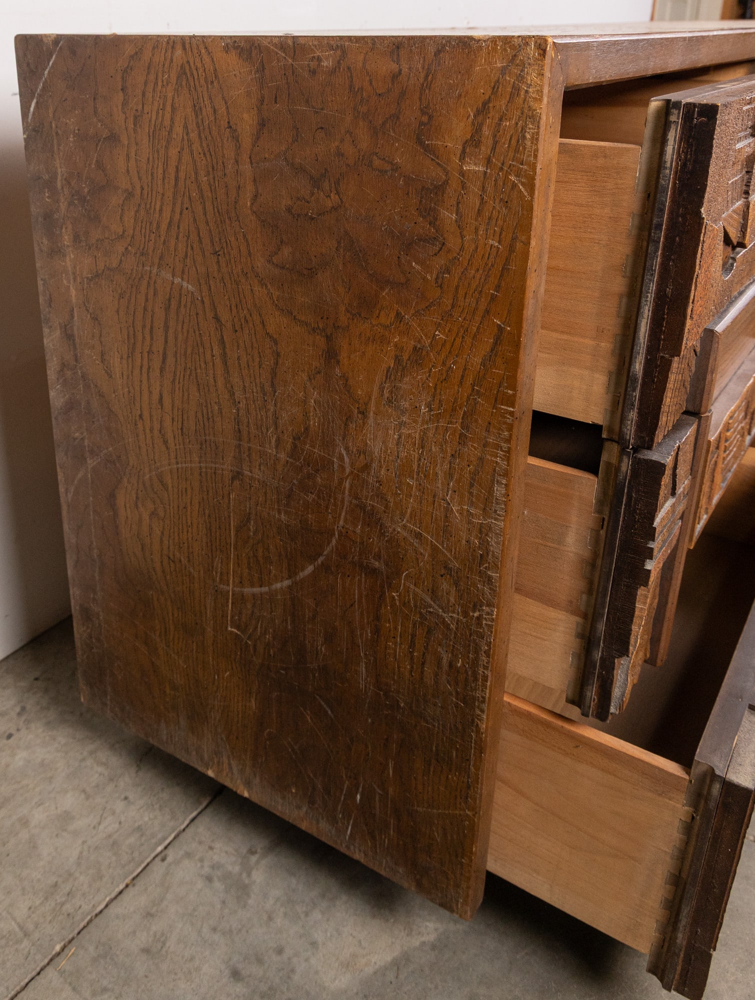 Lane Facade "Pueblo" Brutalist Dresser - 8