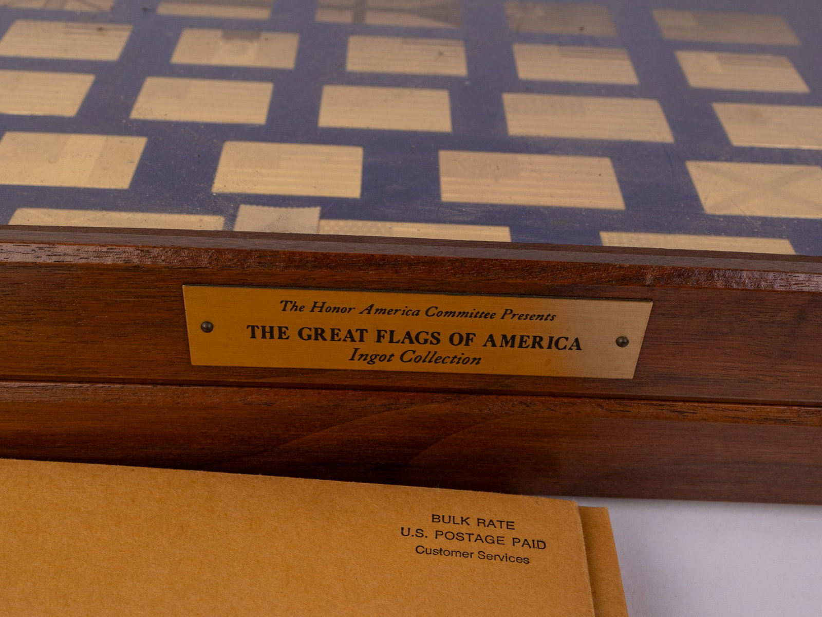 24K Over Fine Silver "The Great Flags of America" Ingot Collection by The Honor America Committee - 3