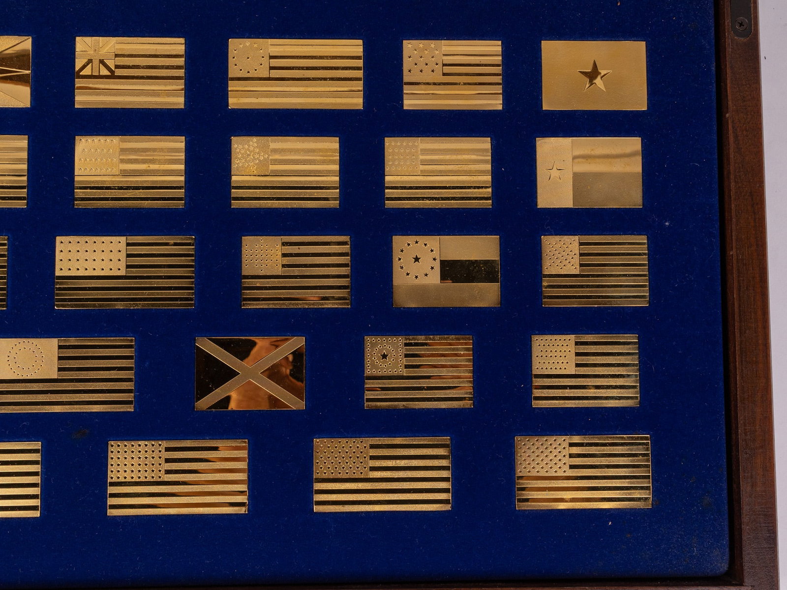 24K Over Fine Silver "The Great Flags of America" Ingot Collection by The Honor America Committee - 6