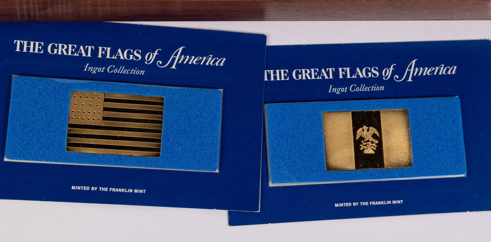 24K Over Fine Silver "The Great Flags of America" Ingot Collection by The Honor America Committee - 7