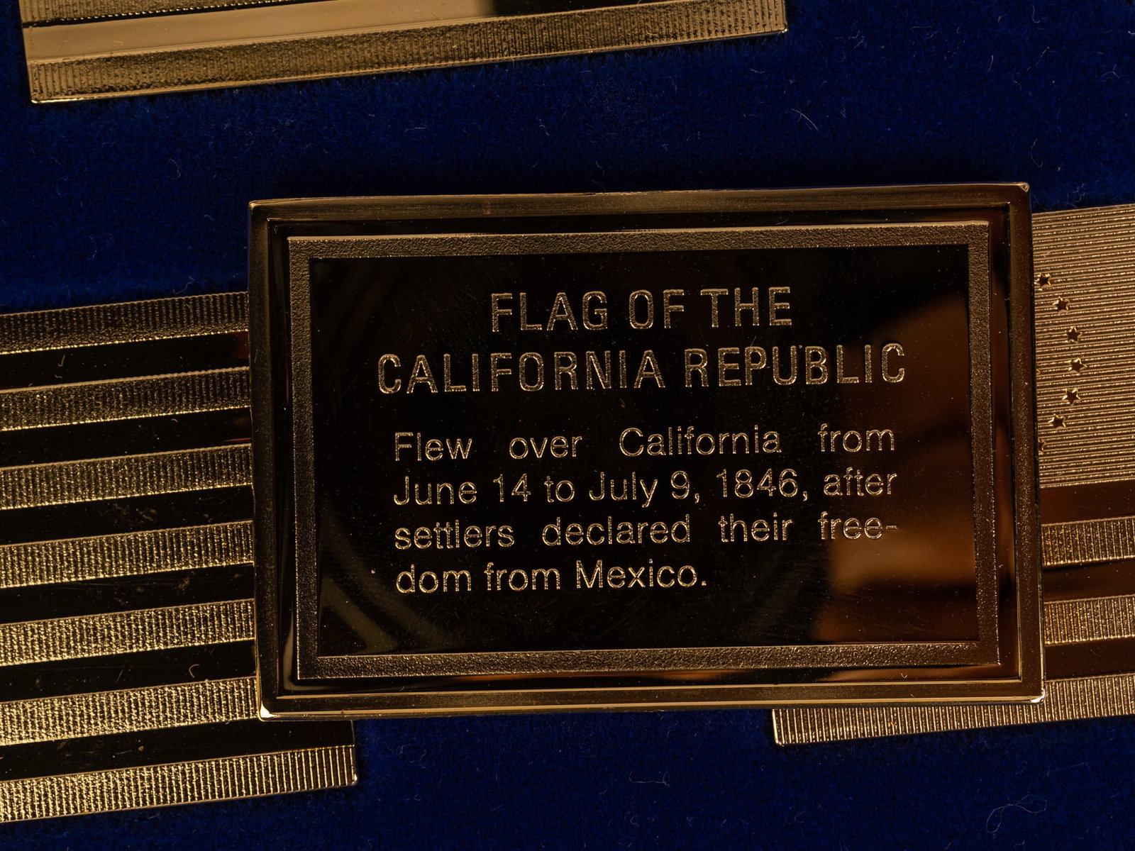 24K Over Fine Silver "The Great Flags of America" Ingot Collection by The Honor America Committee - 9