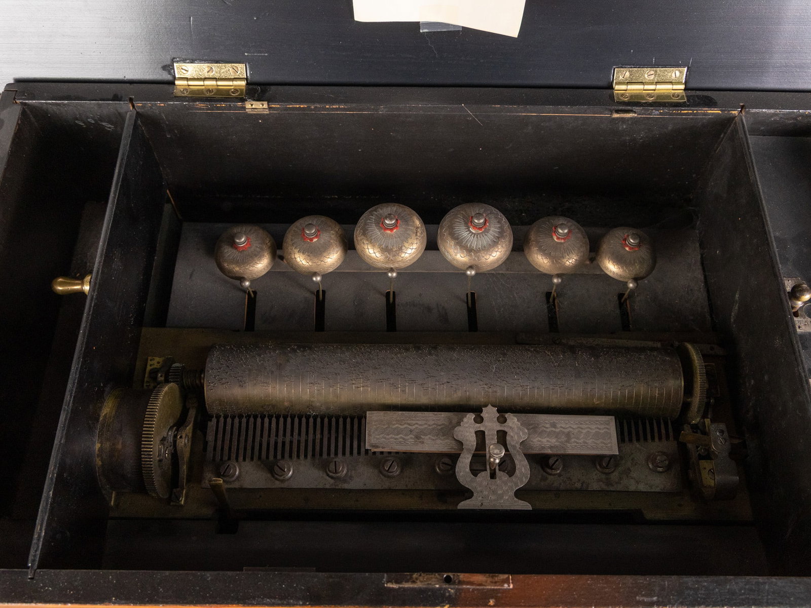 Antique Swiss "Bells-in-Sight" Music Box - 2