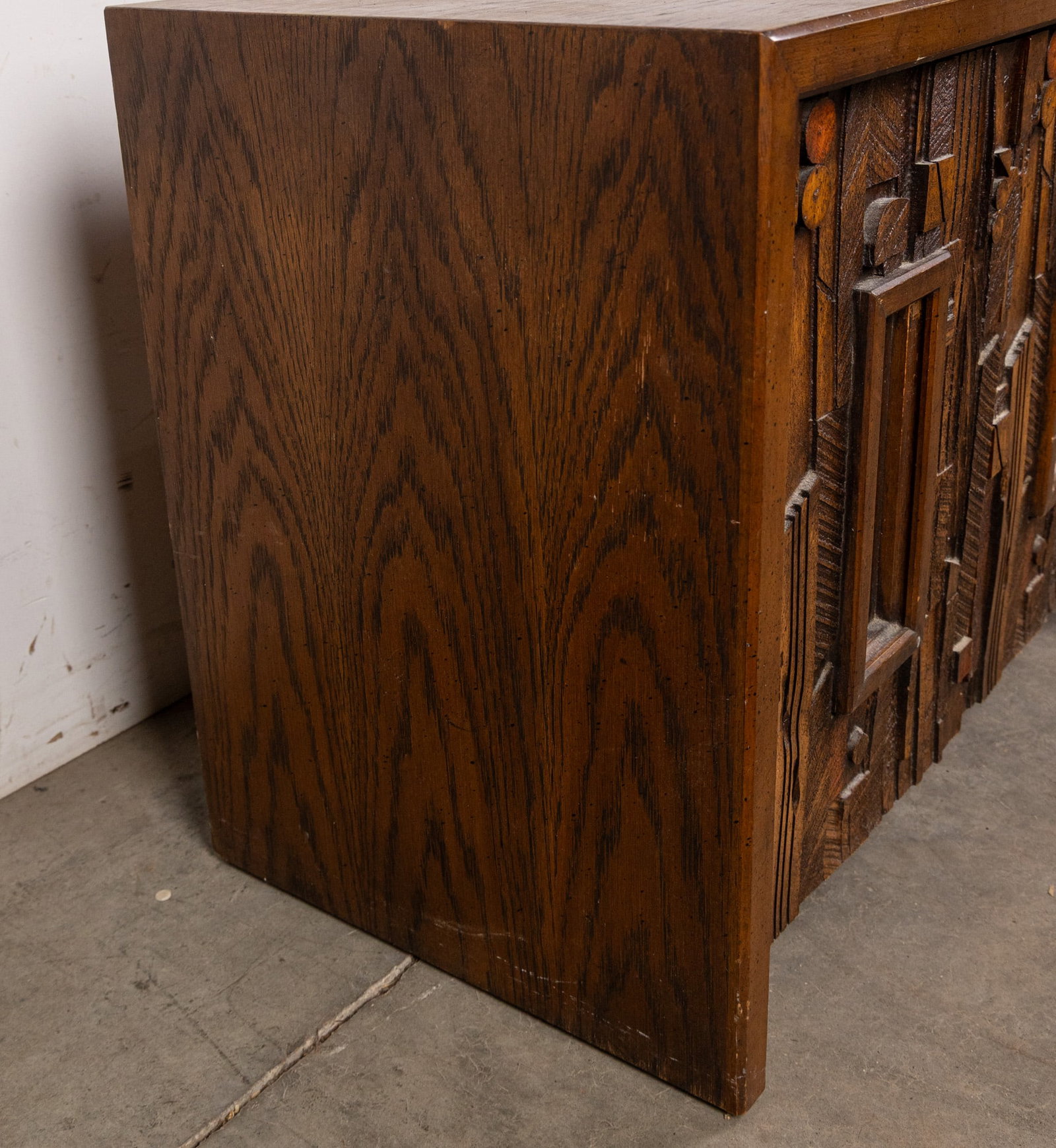 Lane Facade "Pueblo" Brutalist Nightstand - 3