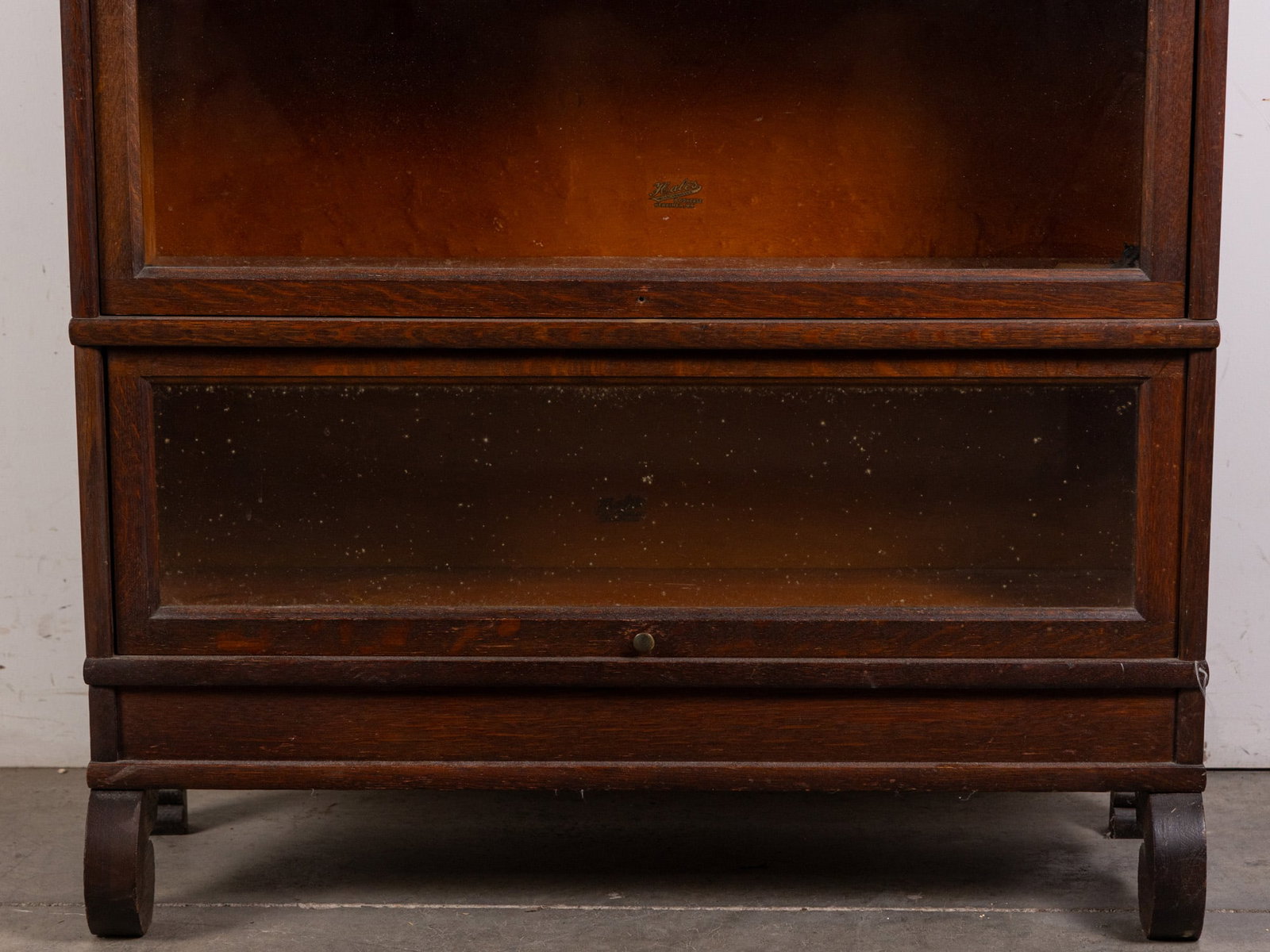 Antique Hale Barrister Bookcase - 3