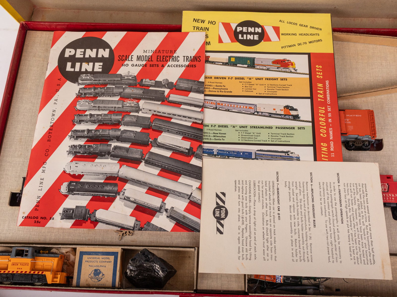 Penn Line 5702 HO Electric Train Set - 5