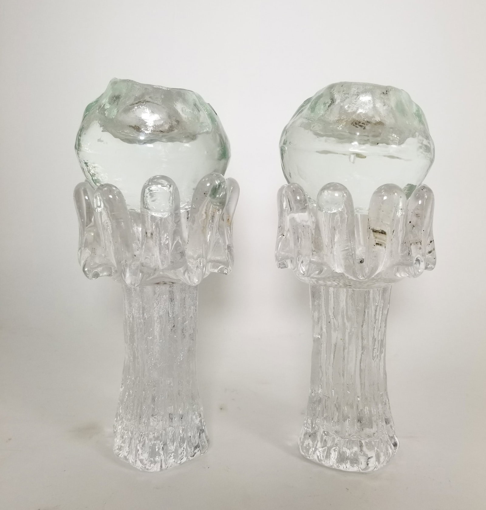 Goran Warff Kosta Boda Sunflower Candle Holder & Snowball Candle Holders (1 of 2)