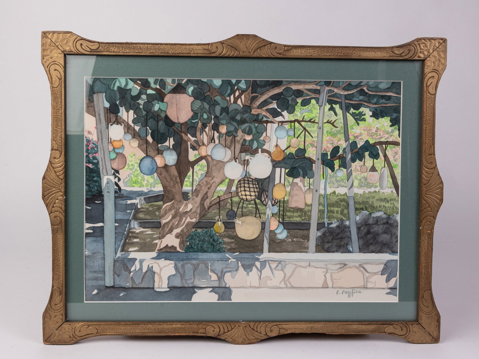 K. Pauline Original Watercolor Painting in Art Nouveau Frame: K. Pauline Original Watercolor Painting in Art Nouveau Frame Size 14" x 18" Literature Brooks Auction – Online Auction Terms & Conditions Contact: (856) 694-2960 | info@brooks.auction READ