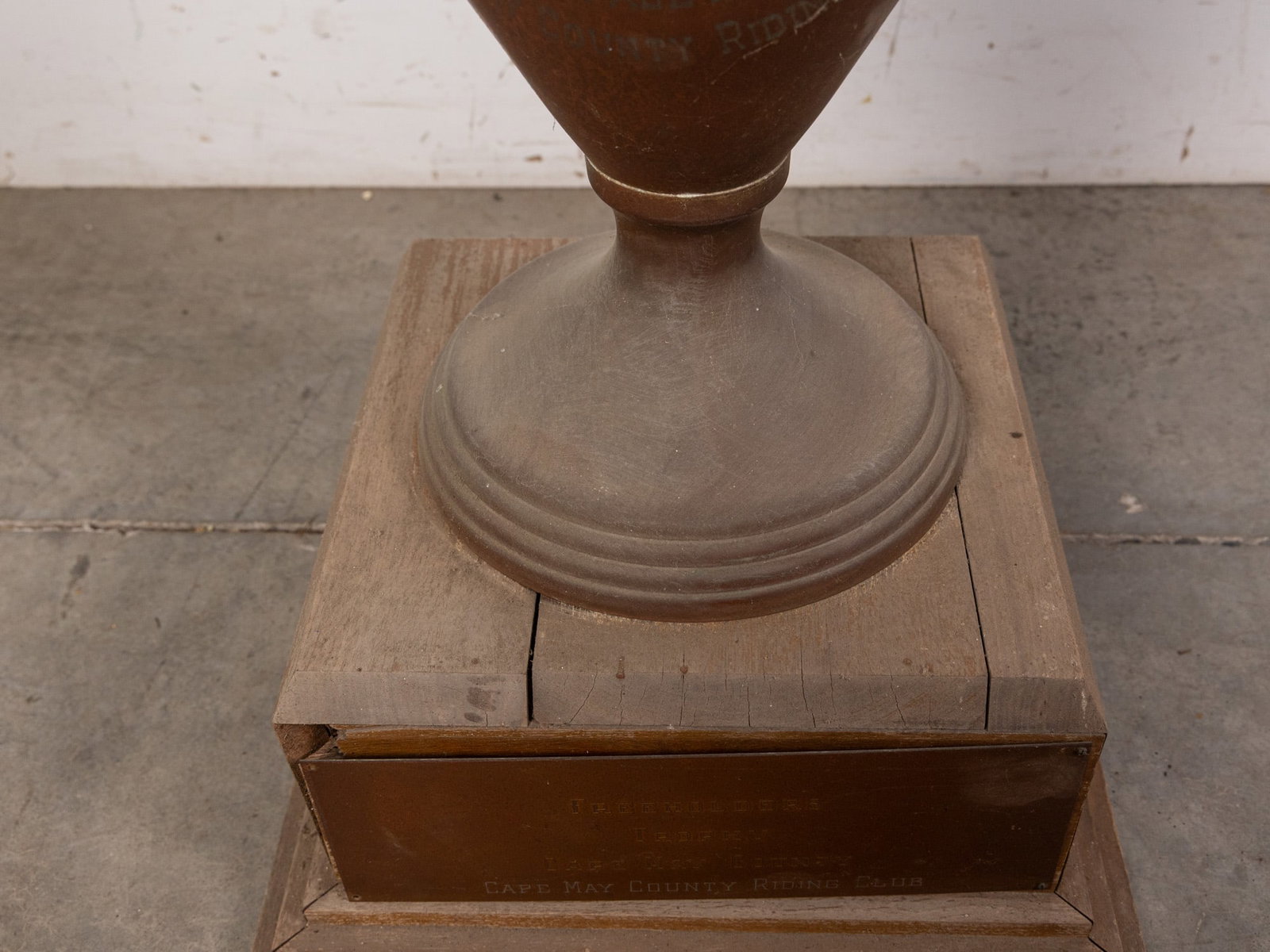 Extra Large Vintage Copper Trophy - 4