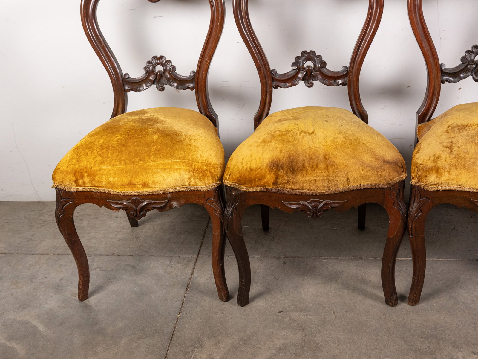 Set of Four Victorian Dining Chairs - 2