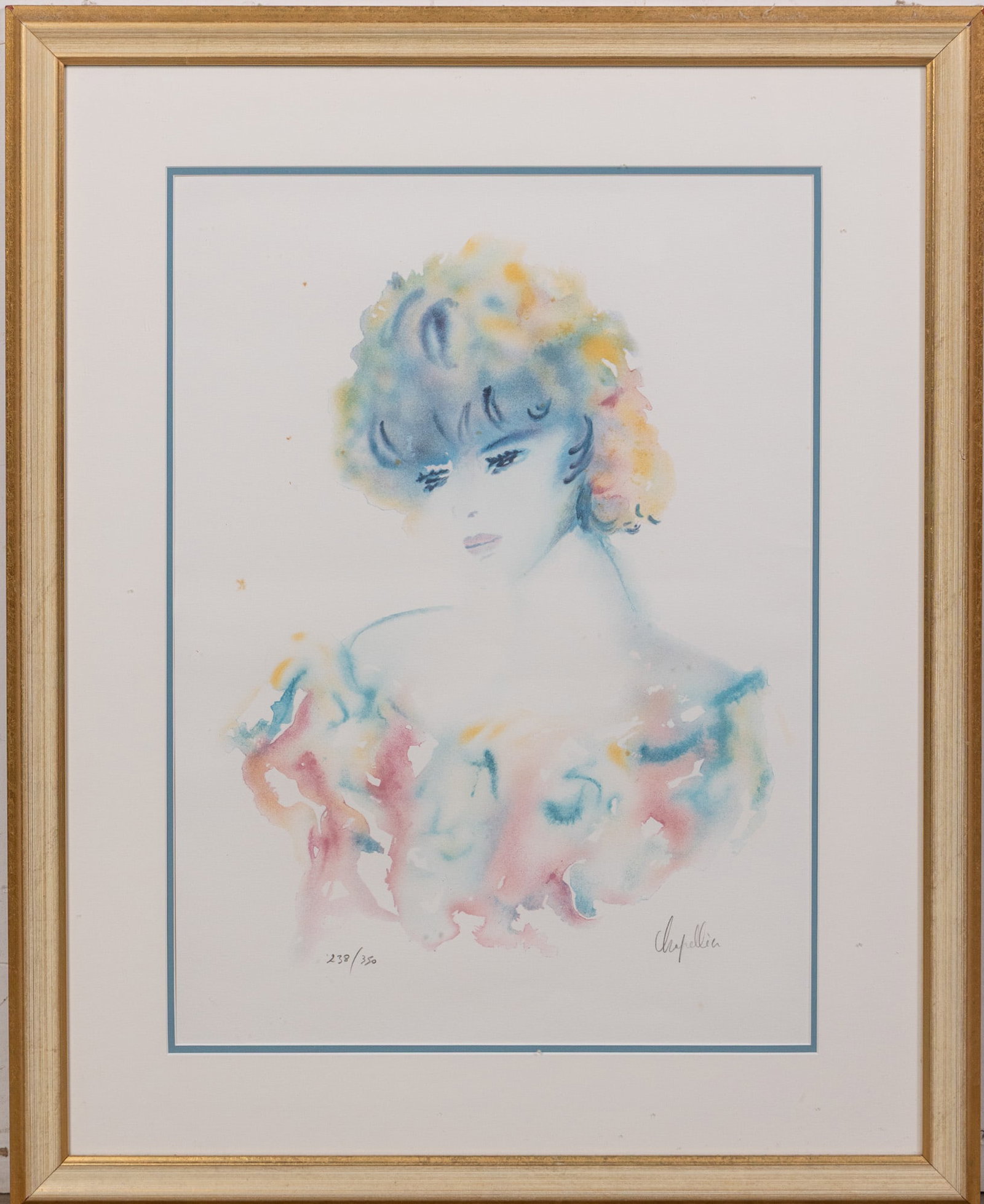 Cécile Chapellier "Soumission" Lithograph Framed: Cécile Chapellier "Soumission" Lithograph Framed Size 22" x 15" Literature Brooks Auction – Online Auction Terms & Conditions Contact: (856) 694-2960 | info@brooks.auction READ BEFORE YOU