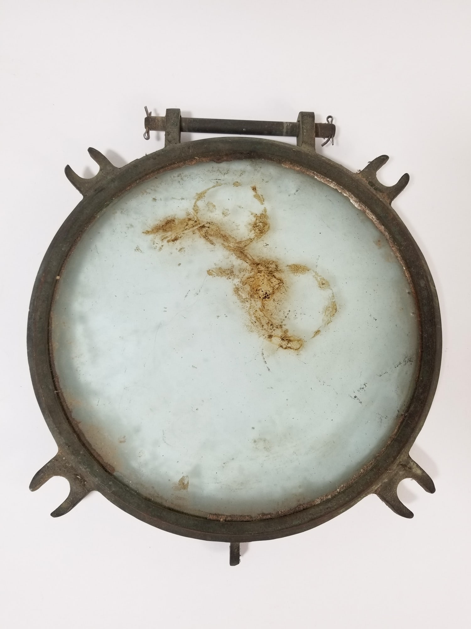 Antique Ship's Porthole: Antique Ship's Porthole Size 13" diameter Literature Brooks Auction – Online Auction Terms & Conditions Contact: (856) 694-2960 | info@brooks.auction READ BEFORE YOU BID: We want you to feel
