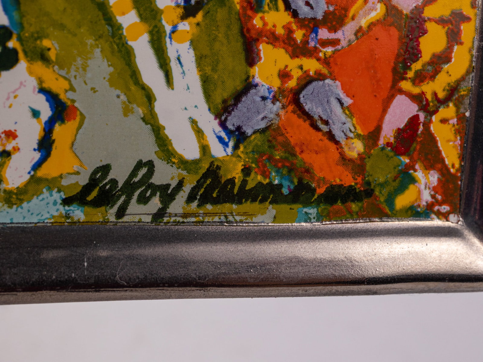 Hand Signed 1979 Leroy Neiman "Basketball" Sports Commemoratives Whiskey Decanter - 4