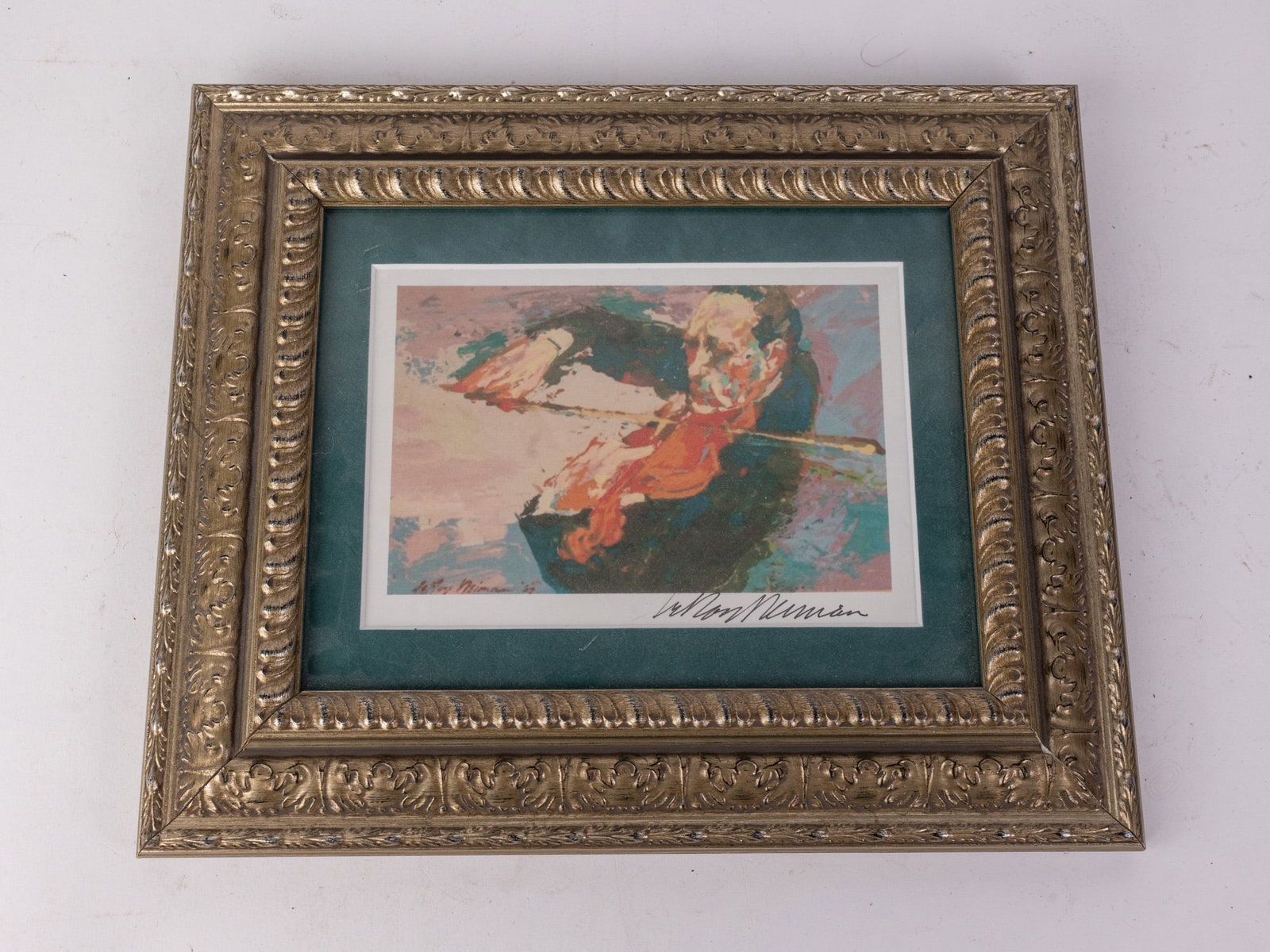 Leroy Neiman Hand Signed Framed Print: Print by Leroy Neiman of an older gentleman playing the violin, hand signed by the artist. Literature Brooks Auction – Online Auction Terms & Conditions Contact: (856) 694-2960 |