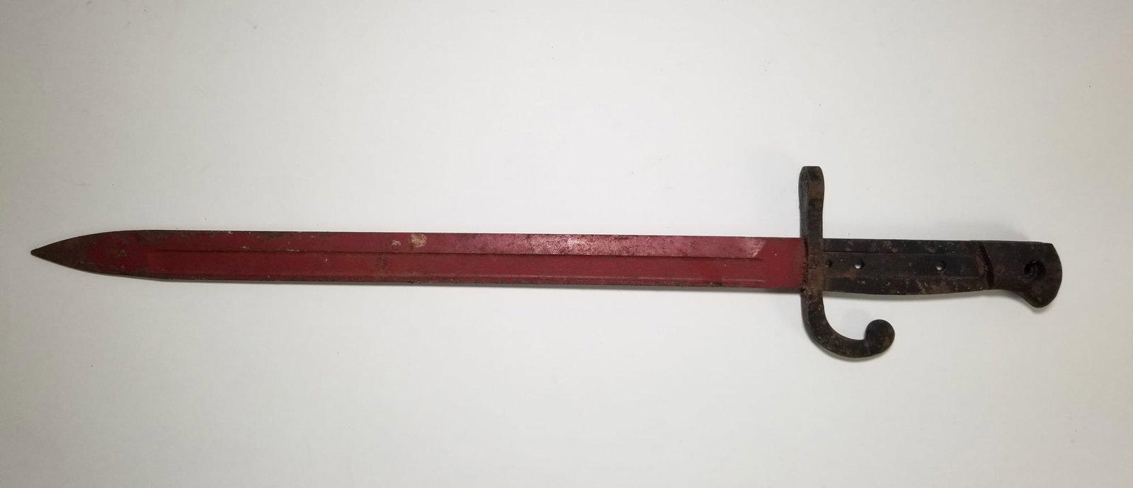 Vintage Military Bayonet and Two Practice Bombs - 6
