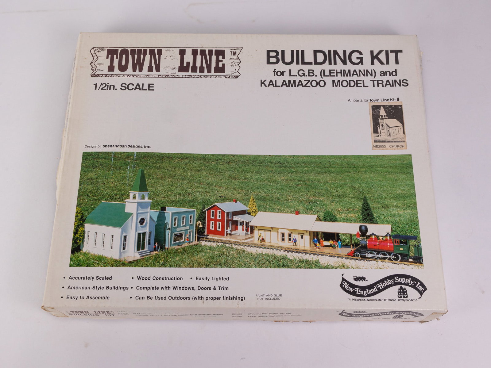 Town Line Building Kit Series 2000: G-Scale Wooden Building Kit for Lehmann Gross Bahn and Kalamazoo Model Trains Size 3" x 17" x 21" Literature Brooks Auction – Online Auction Terms & Conditions Contact: (856) 694-2960 | info@br