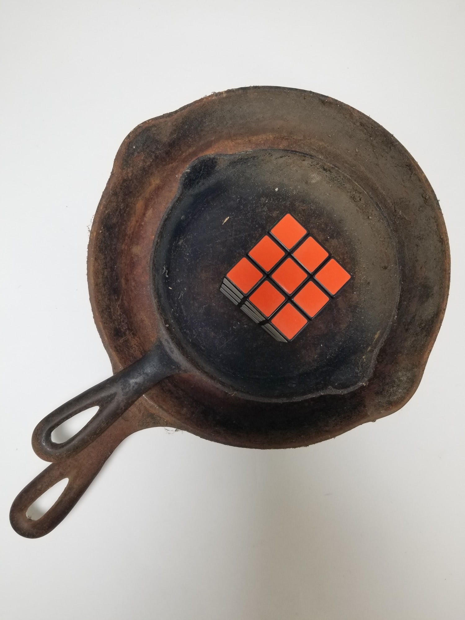 Two Griswold Cast Iron Frying Pans - 2