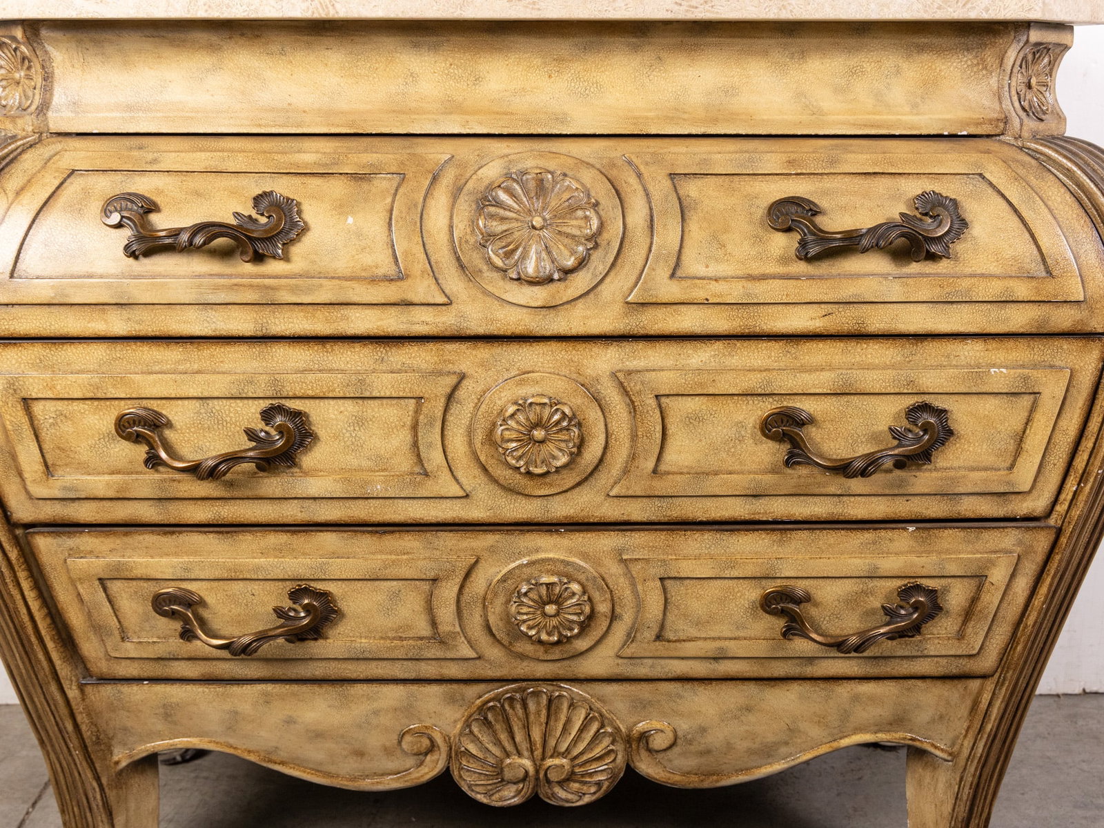 Contemporary French Baroque Style Bombe Chest - 2