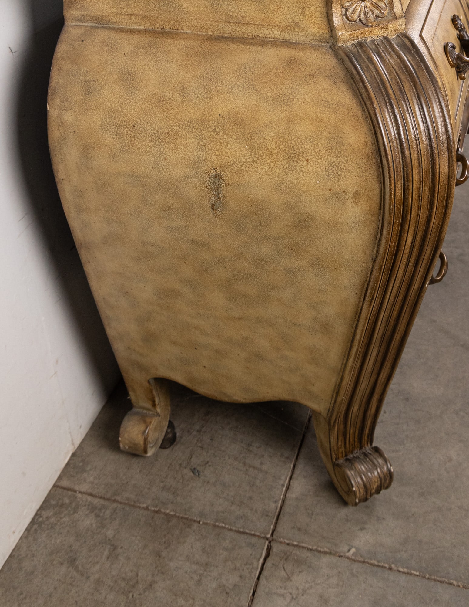 Contemporary French Baroque Style Bombe Chest - 5