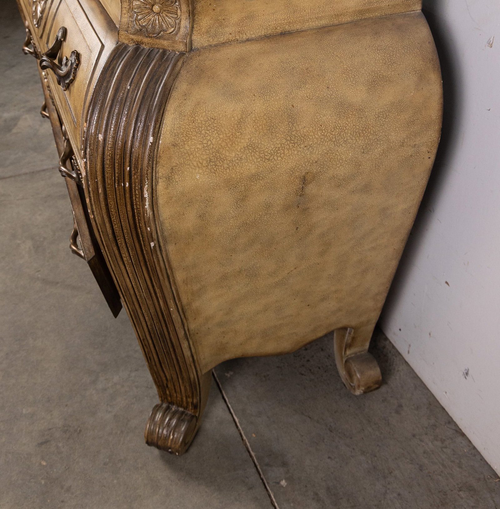 Contemporary French Baroque Style Bombe Chest - 6