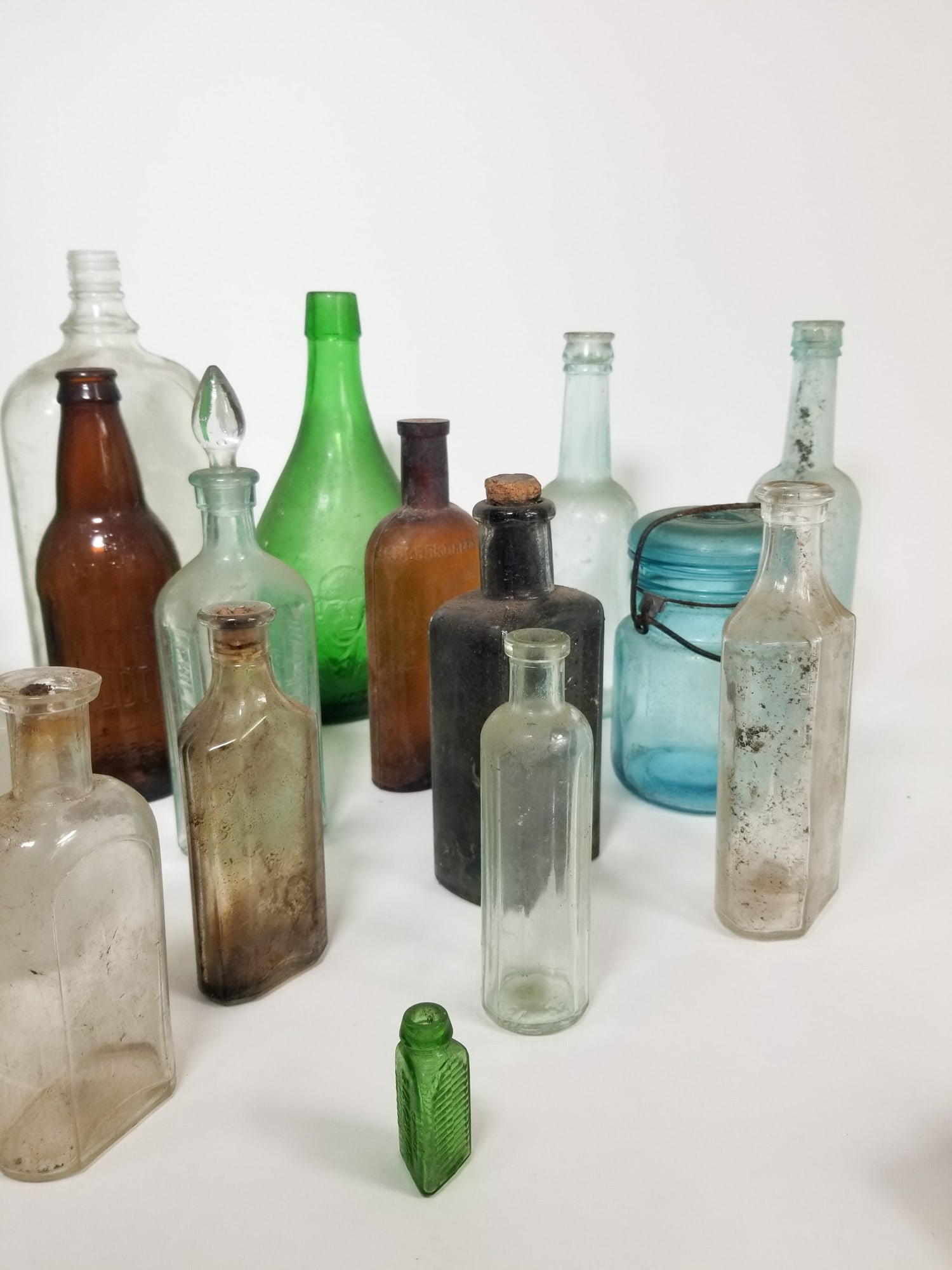 Lot of Assorted Vintage and Antique Bottles - 5