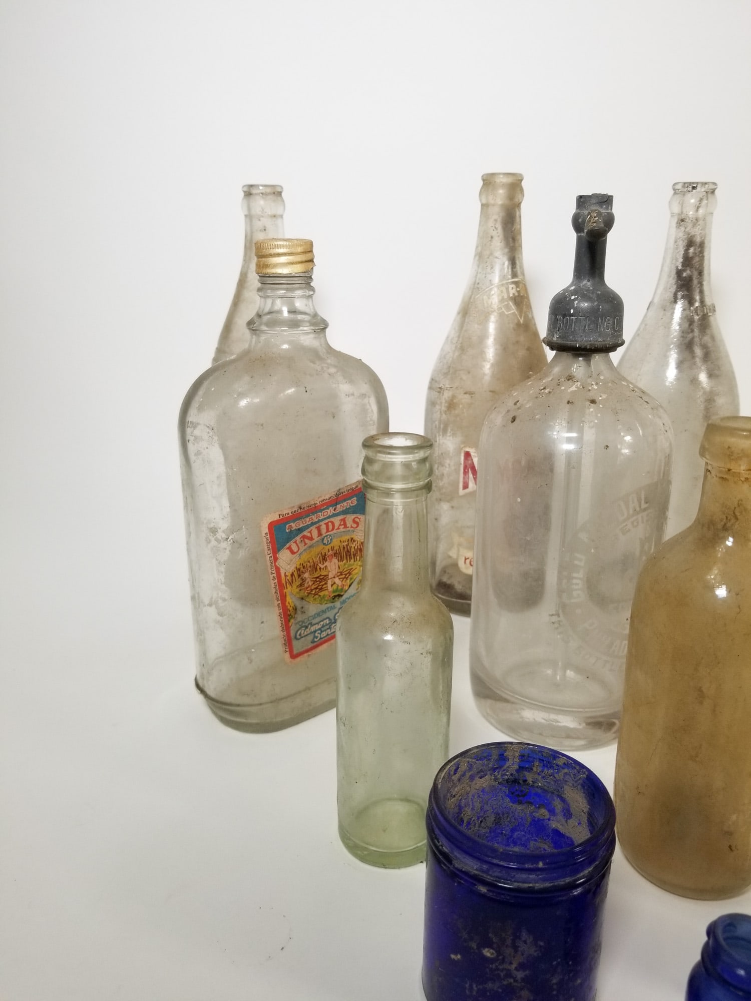 Lot of Assorted Vintage and Antique Glass Bottles - 3