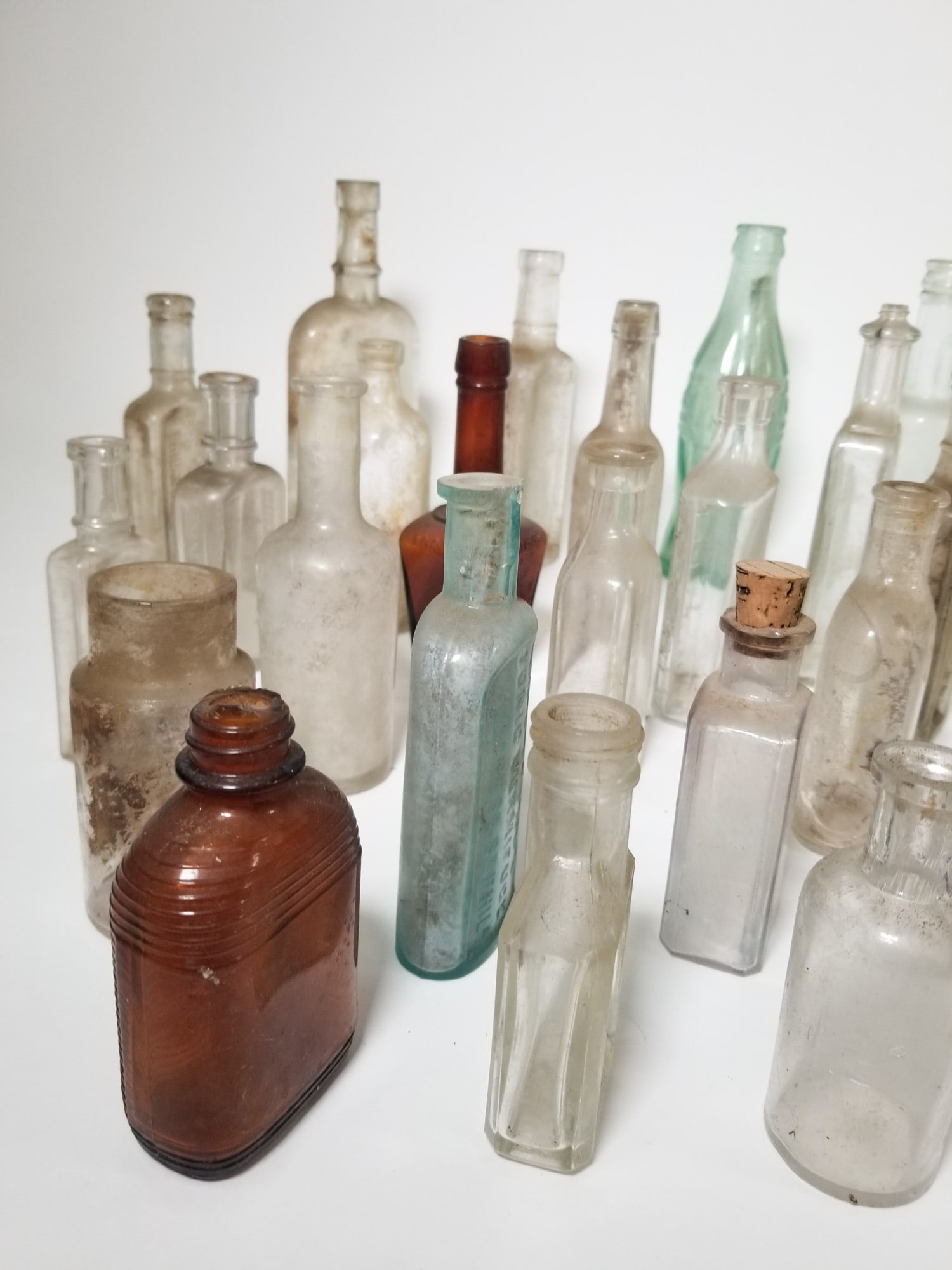 Lot of Assorted Vintage and Antique Glass Bottles - 3