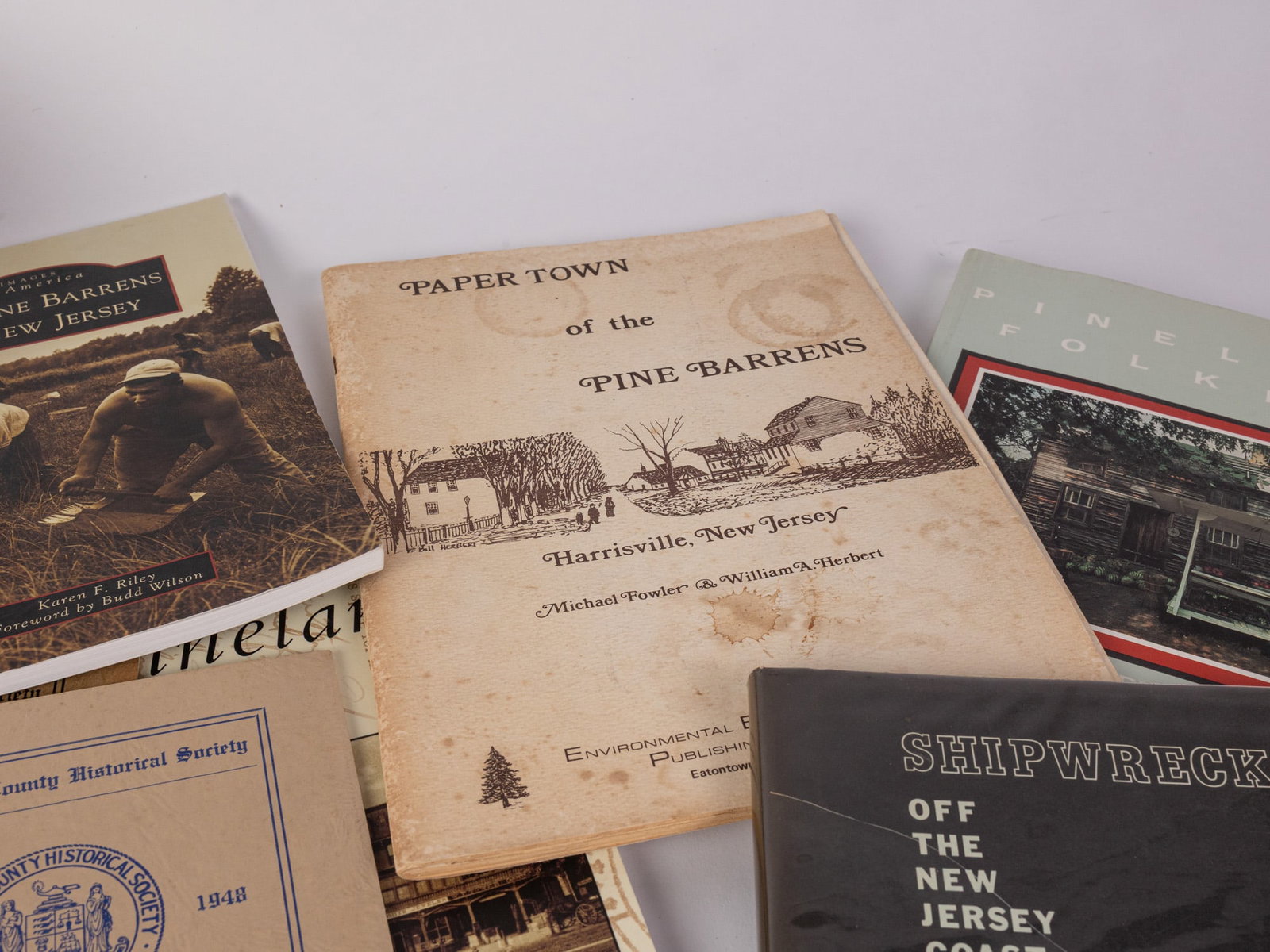 Assortment of Vintage Local South Jersey Books & Ephemera - 5
