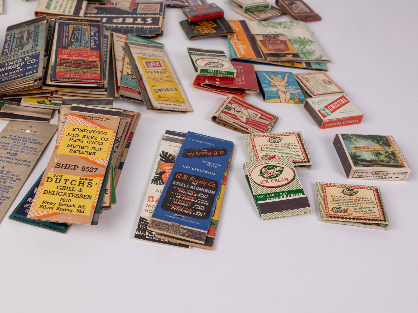 Assortment of Vintage and Antique Matchbooks ft. Some Local - 7