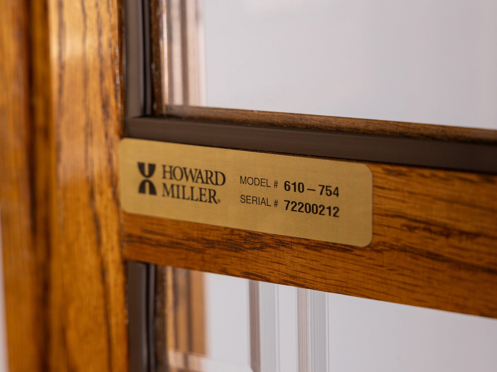 Vintage Howard MIller Oak Tall Case Clock - 3