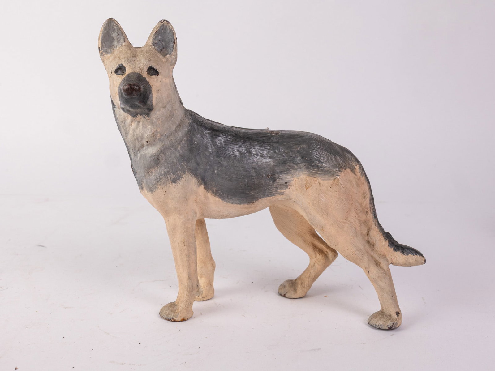 Cast Iron German Shepherd Figurine: Cast Iron German Shepherd Figurine Size 9" H Literature Brooks Auction – Online Auction Terms & Conditions Contact: (856) 694-2960 | info@brooks.auction READ BEFORE YOU BID: We want you to feel