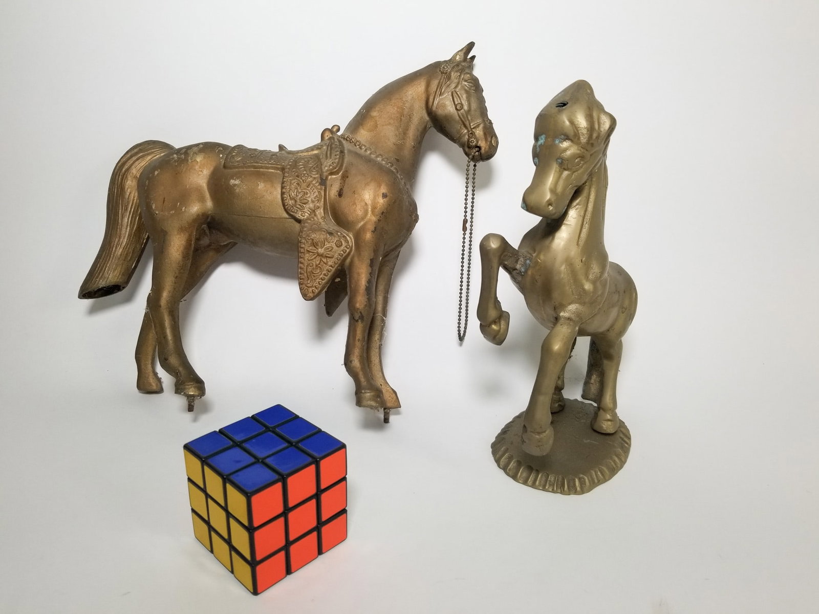 Two Brass Horse Sculptures - 2