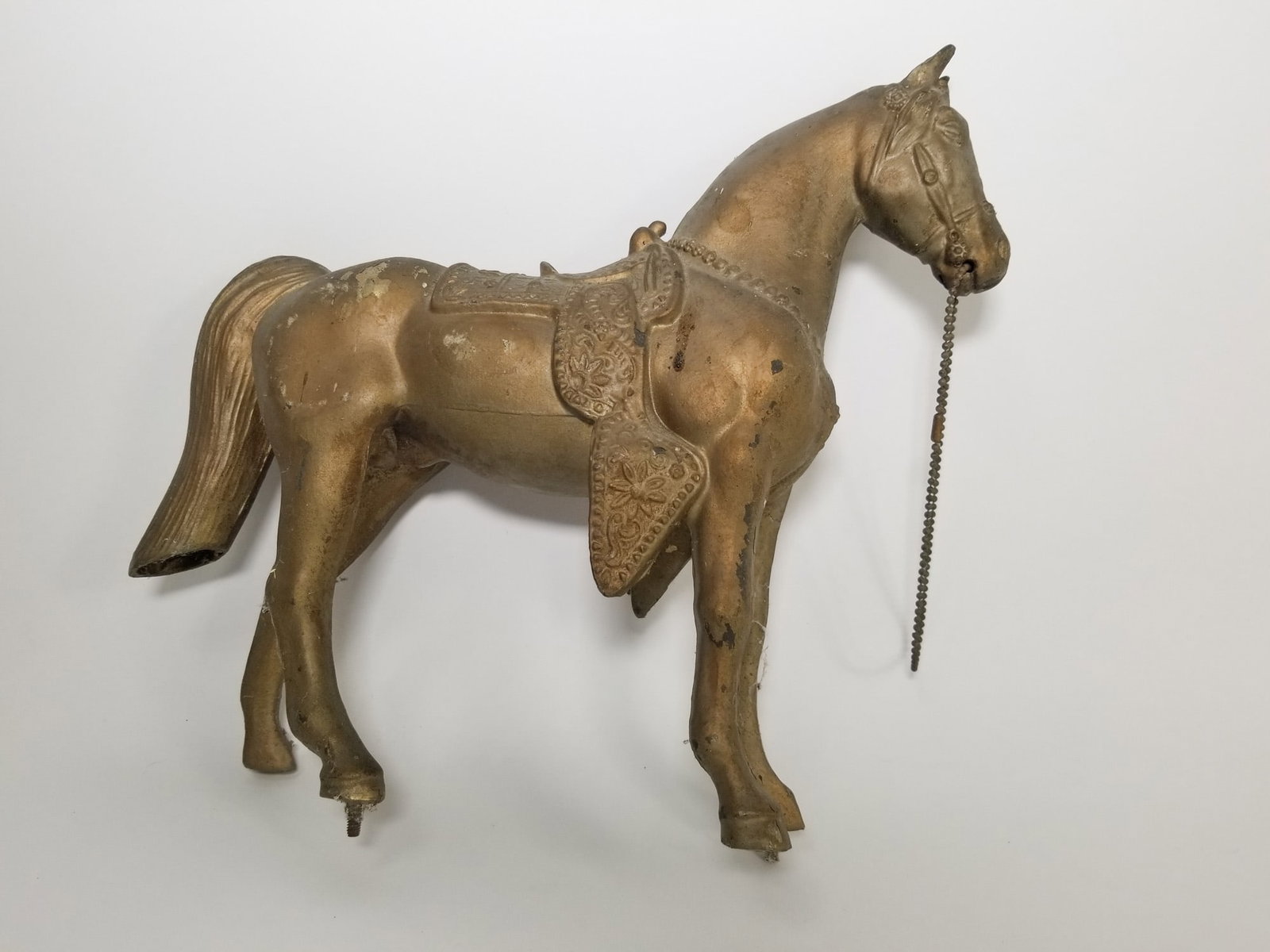 Two Brass Horse Sculptures - 4