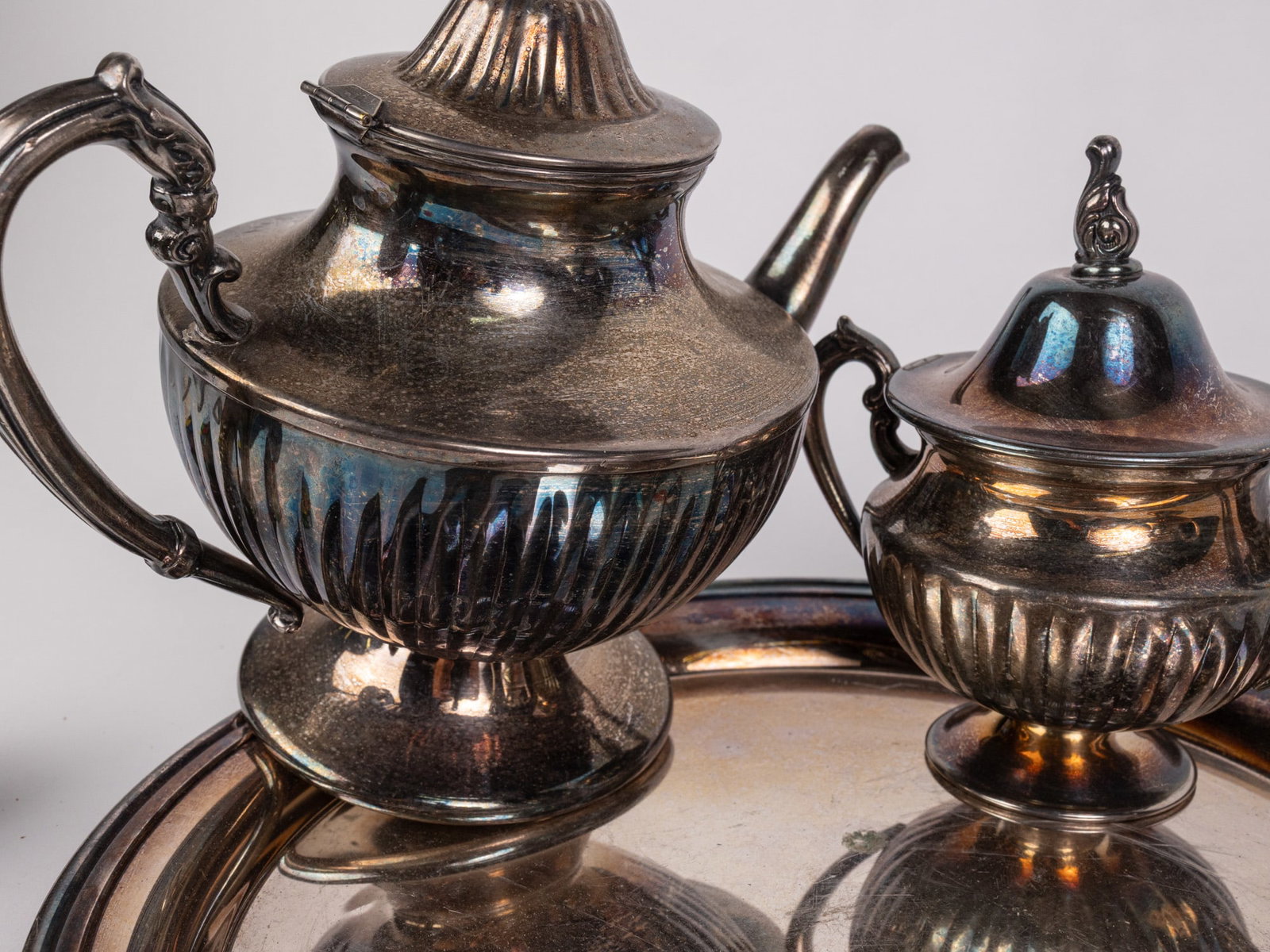 Silver Plated Serving Ware Set - 4