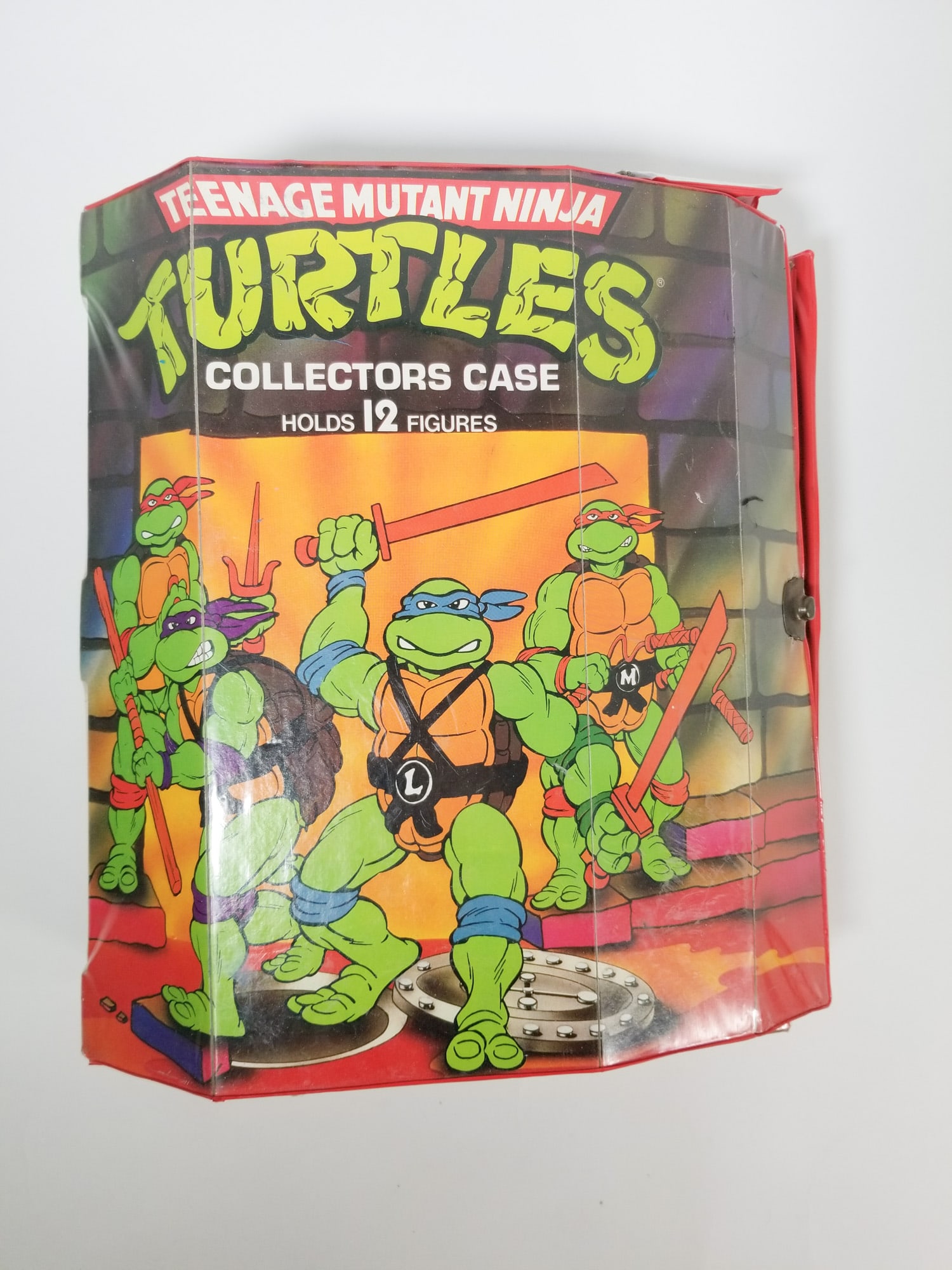 Assortment of Vintage 90's Ninja Turtles Action Figures with Collectors Case - 2