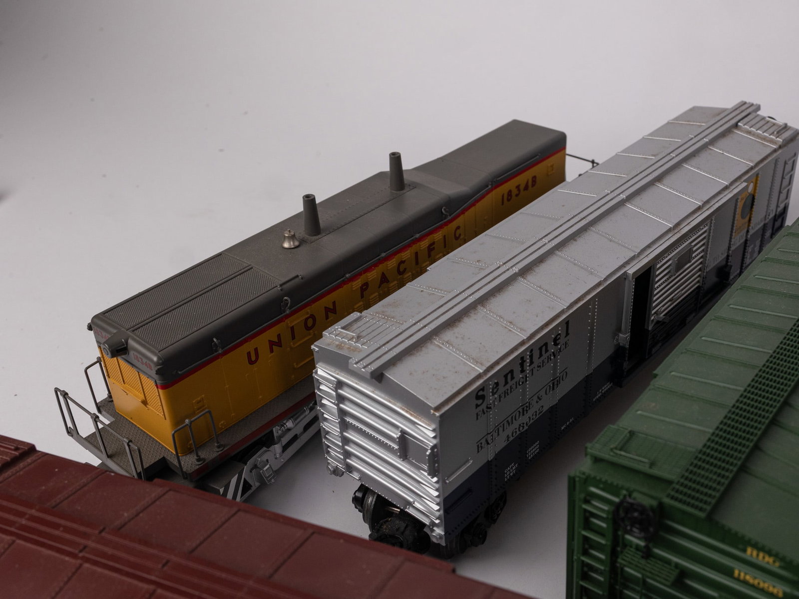 Assortment of Trains ft. MTH RailKing Operating Firehouse - 3