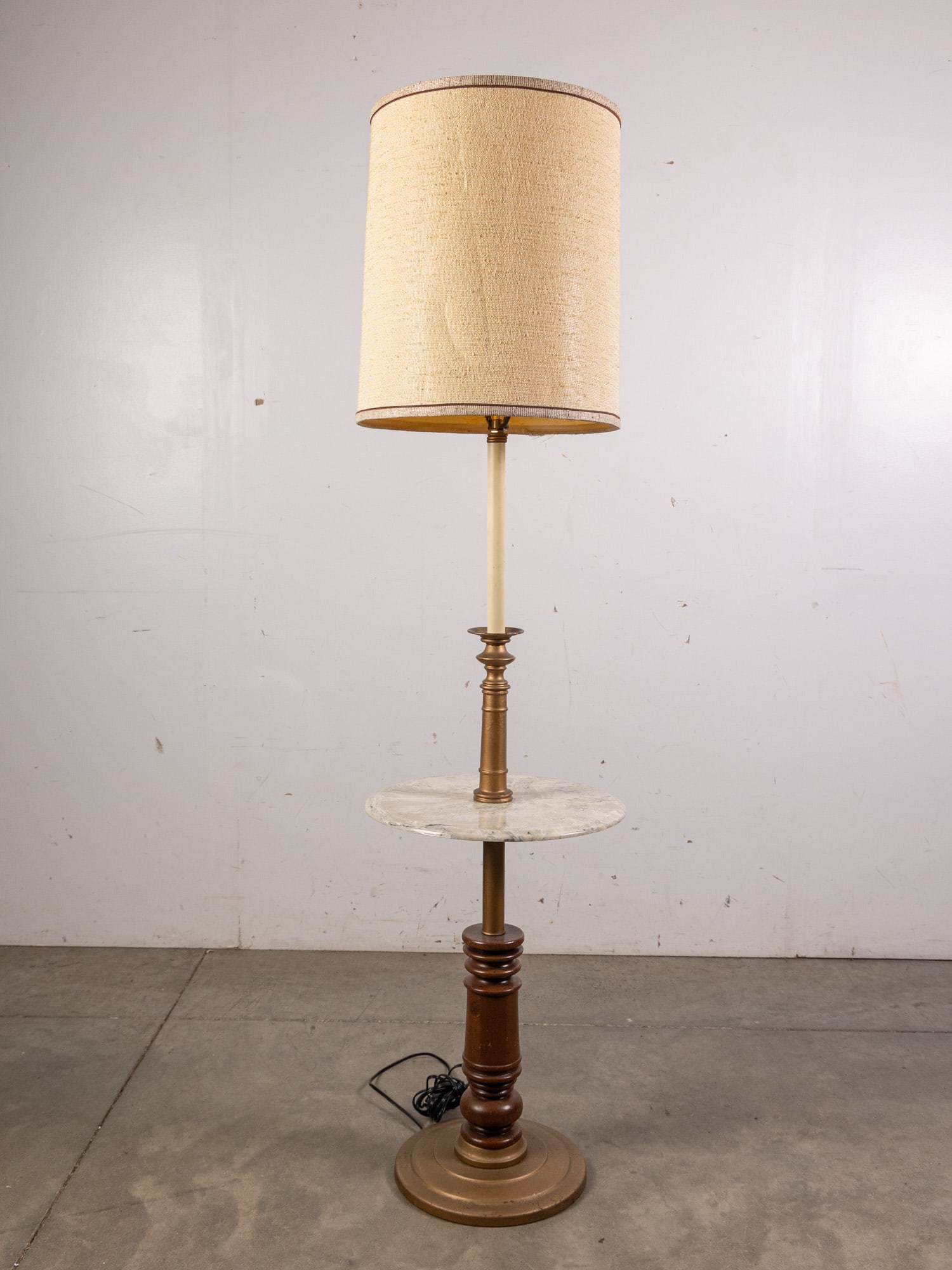 Vintage Floor Lamp Table w/ Marble Accents: Vintage Floor Lamp Table w/ Marble Accents Literature Brooks Auction – Online Auction Terms & Conditions Contact: (856) 694-2960 | info@brooks.auction READ BEFORE YOU BID: We want you to feel co
