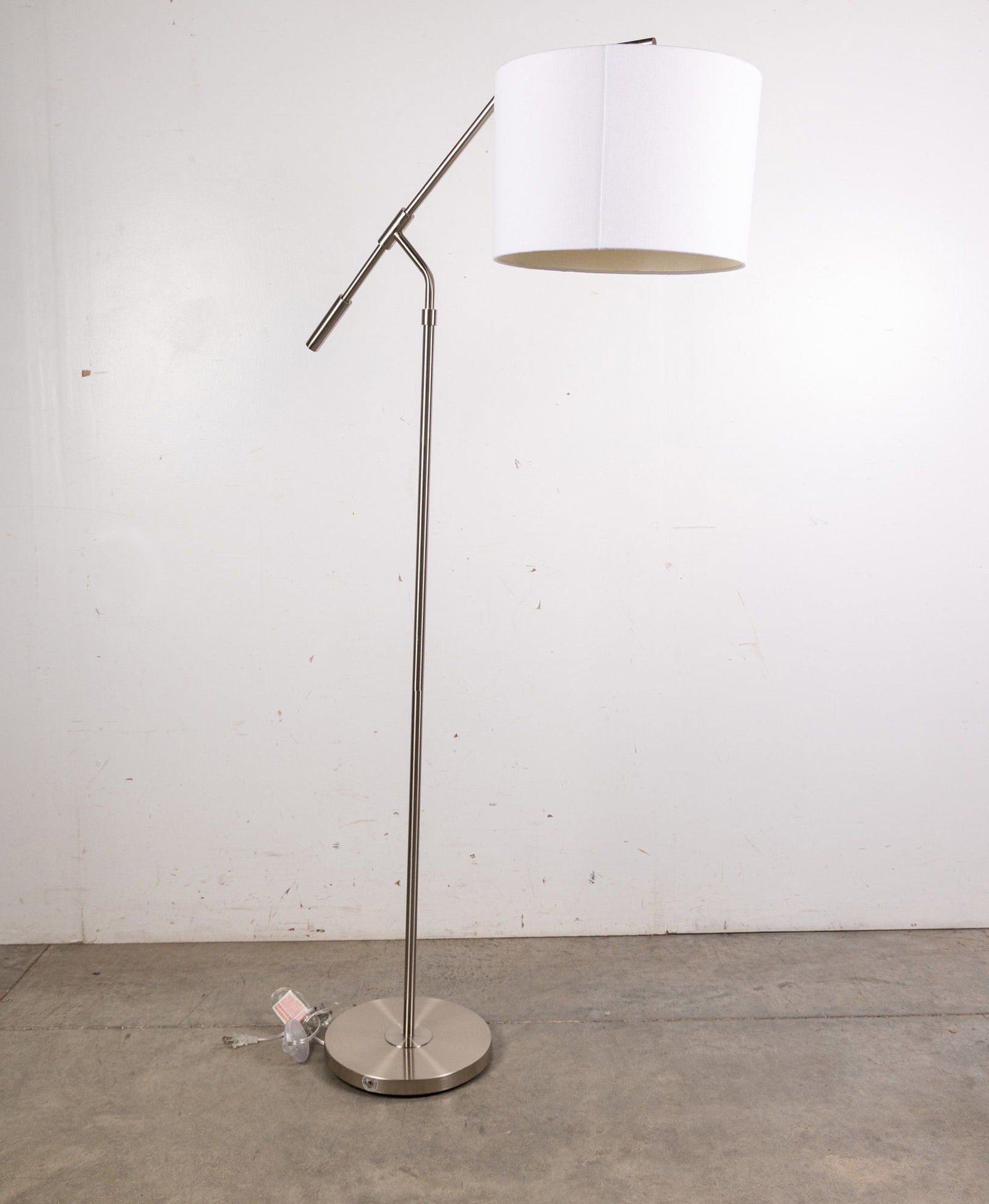 Modern Style Brushed Chrome Floor Lamp (1 of 4)