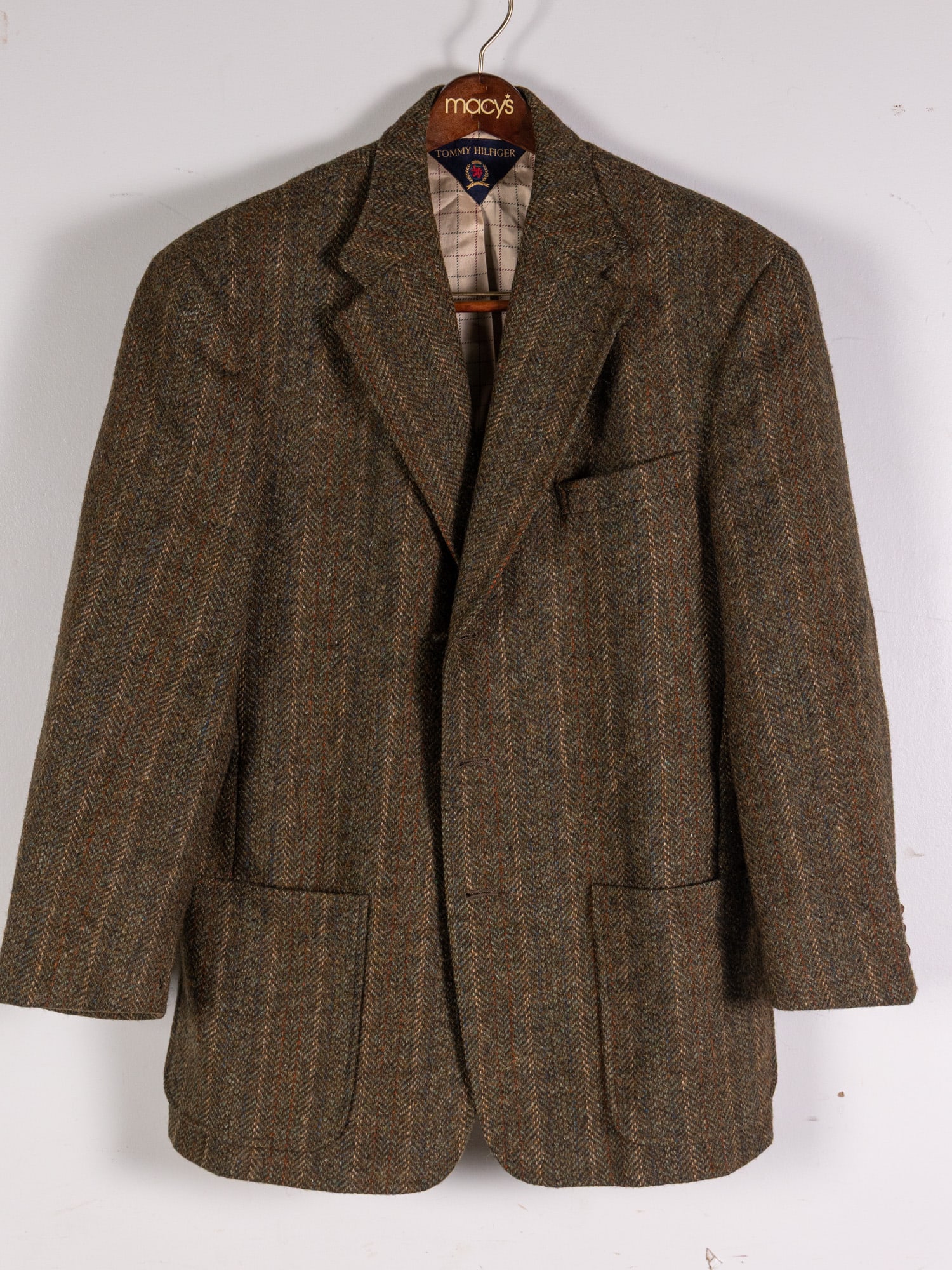Vintage Tweed Tommy Hilfiger Suit Jacket (1 of 4)