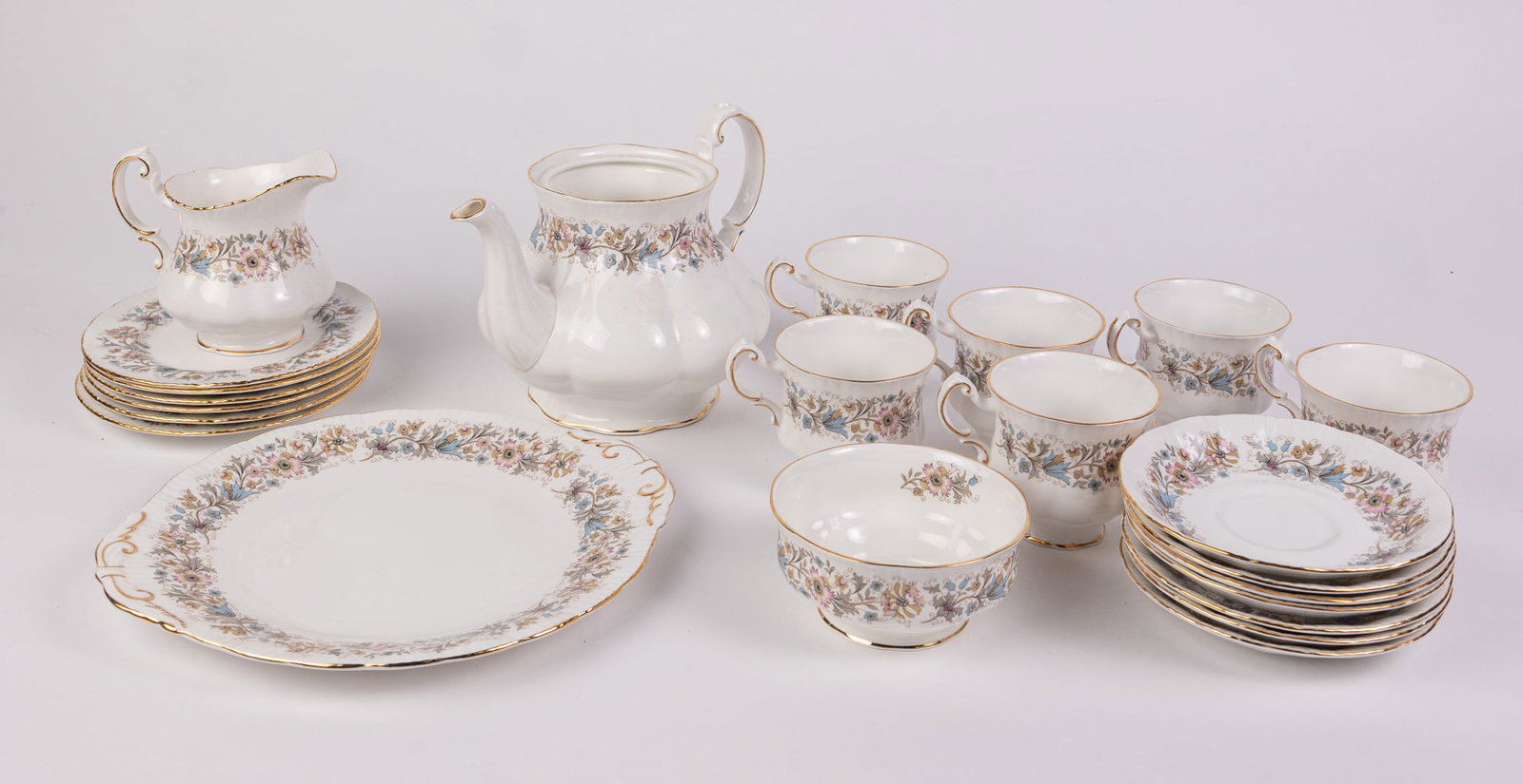 Partial Paragon Bone China Set (1 of 5)