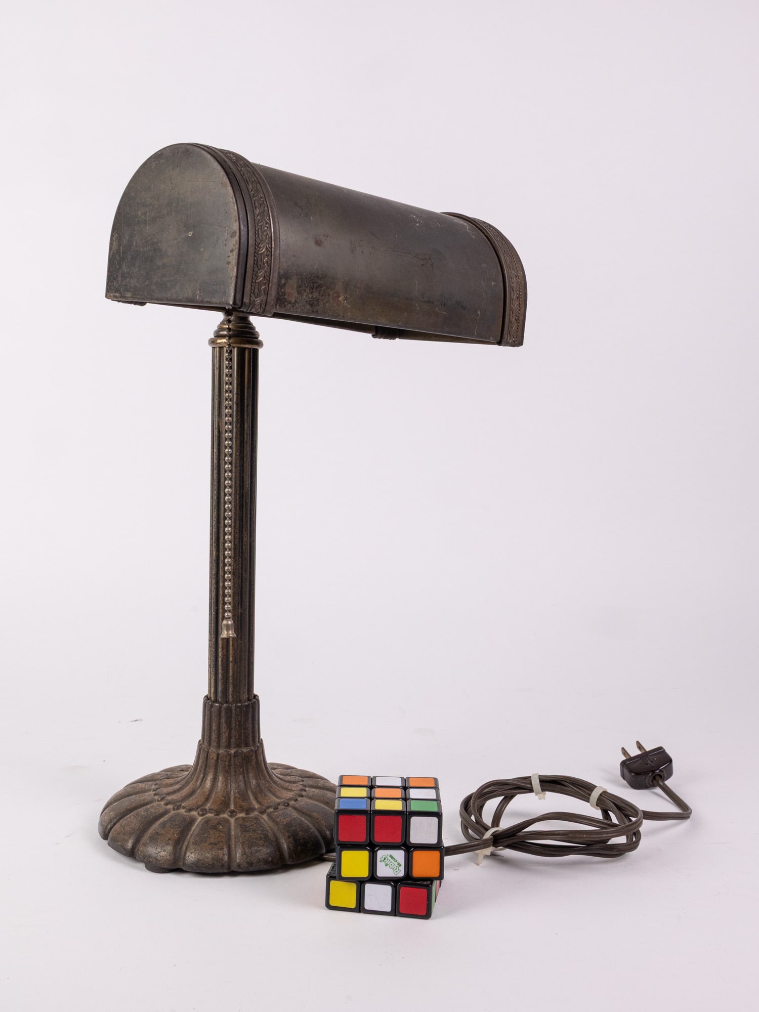 Vintage Art Deco Bronze Desk Lamp - 2