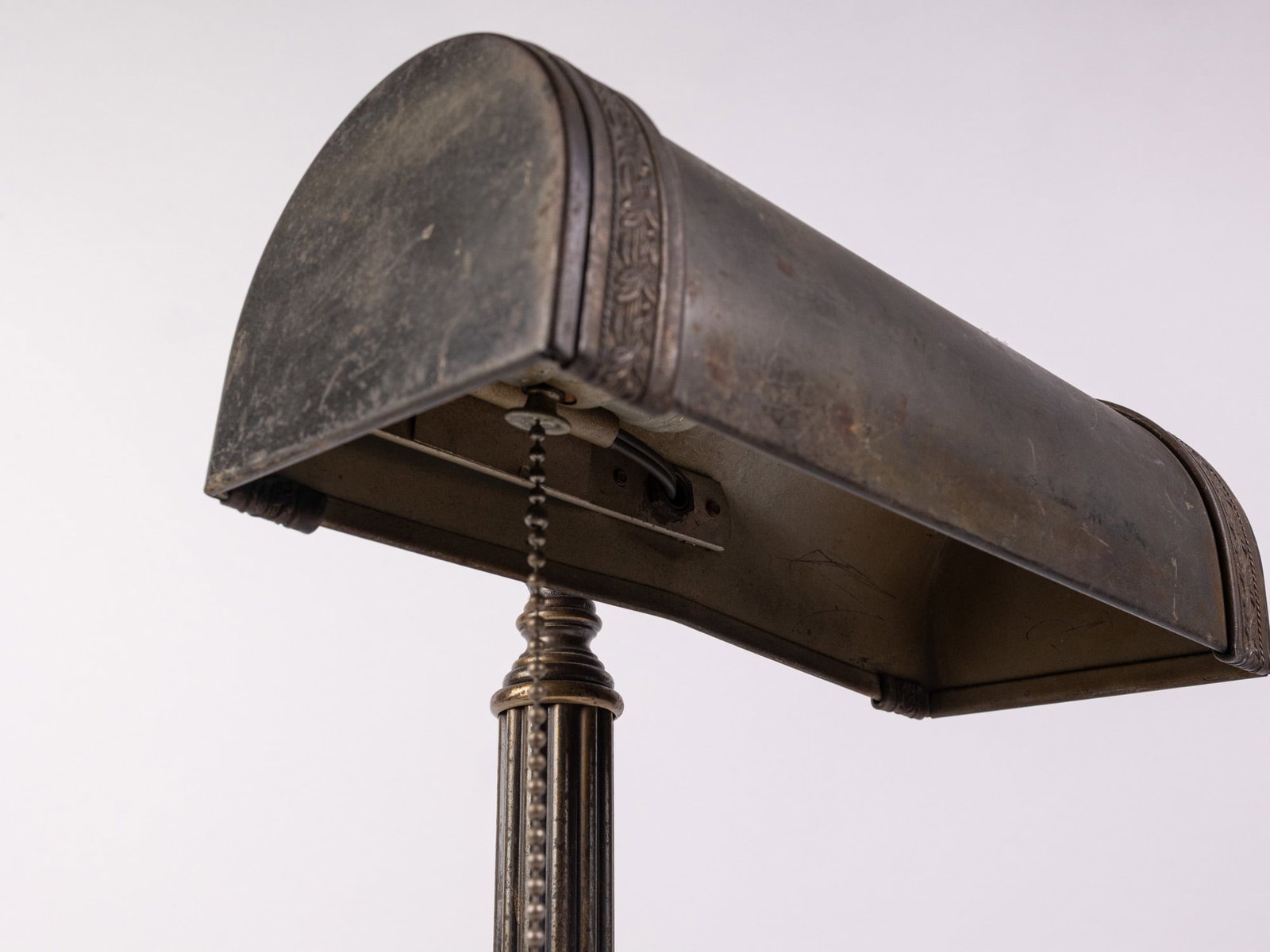 Vintage Art Deco Bronze Desk Lamp - 4