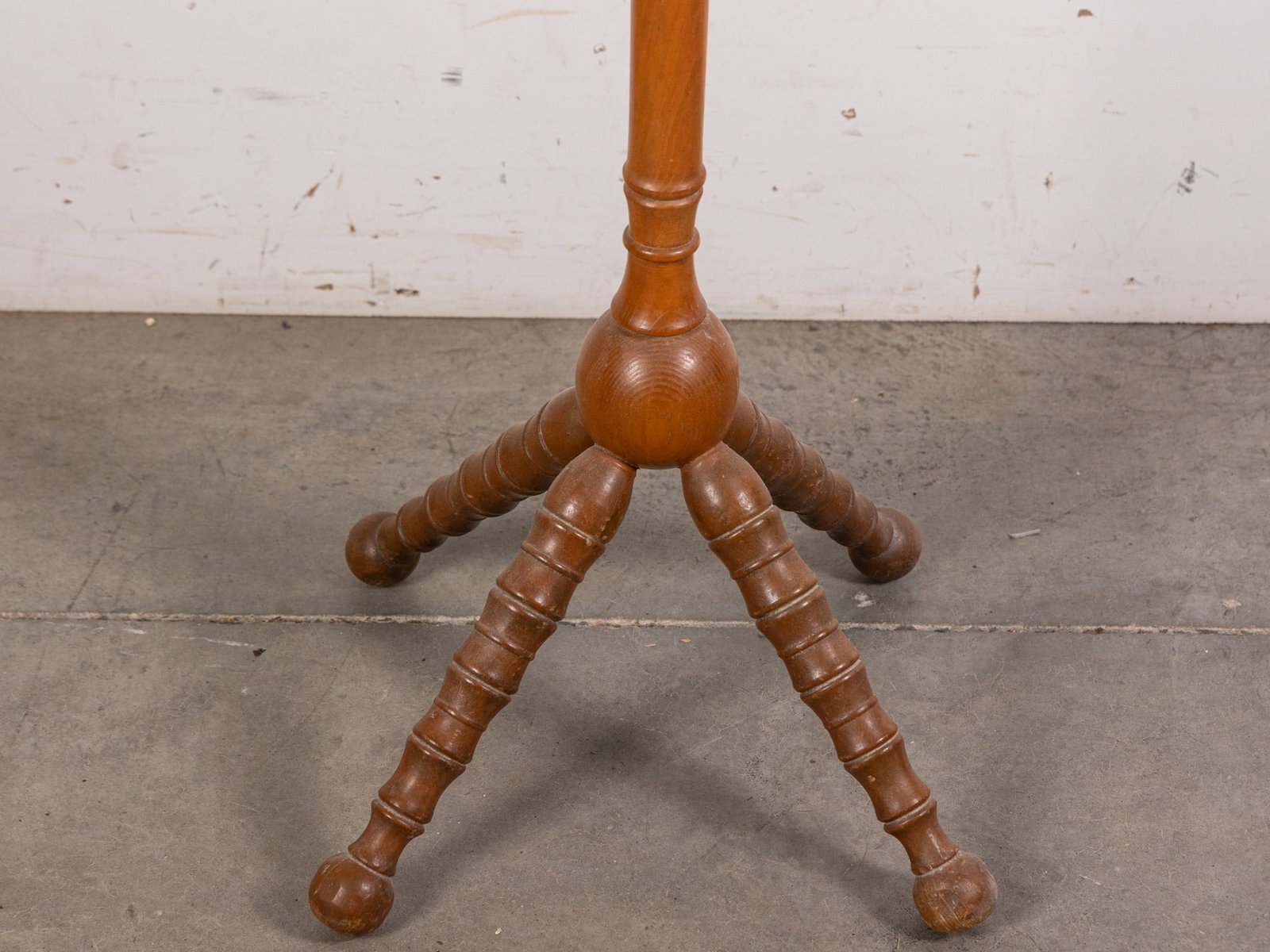 Vintage Wooden Standing Coat Rack - 2