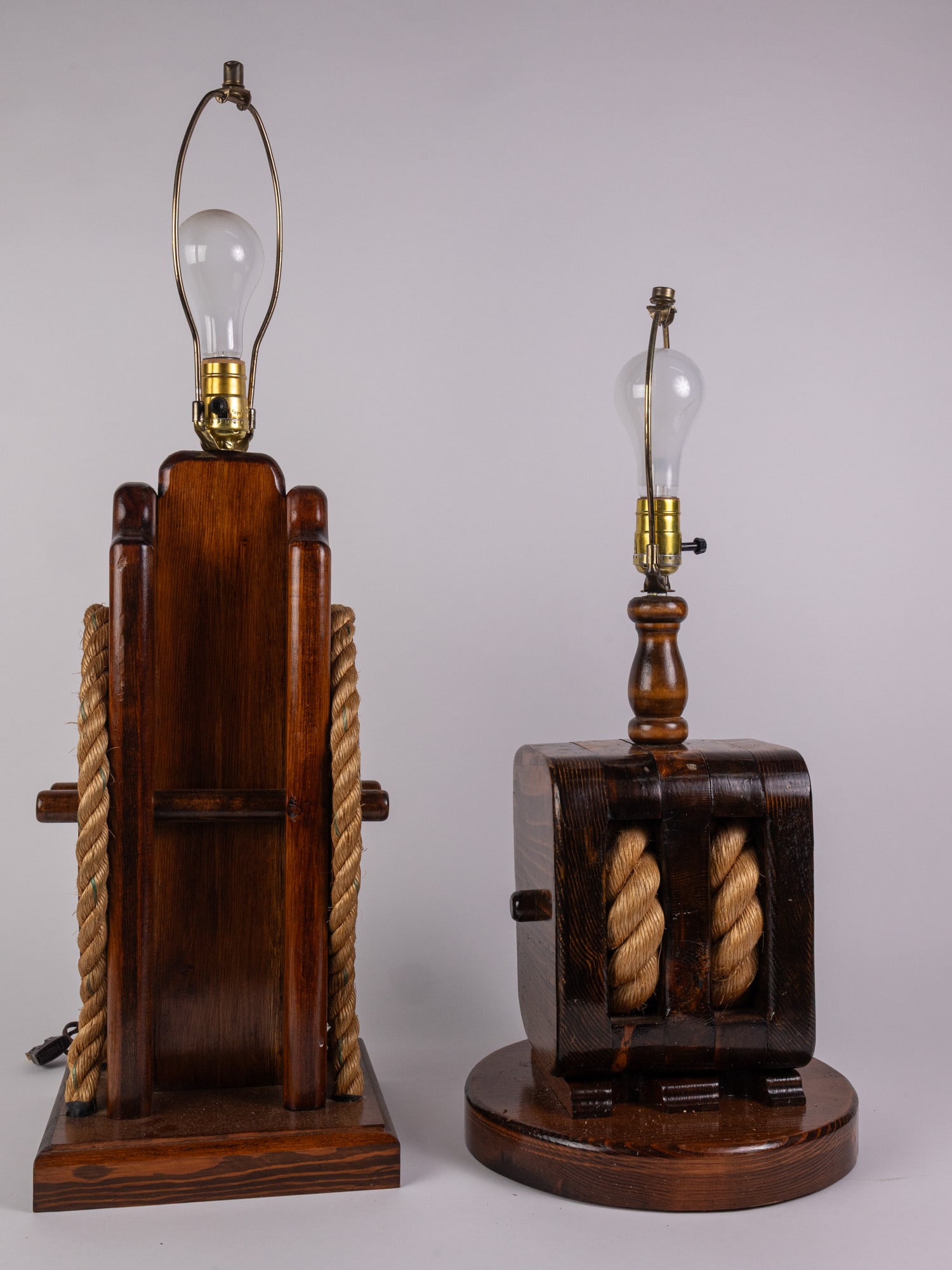 Pair of Vintage Mid Century Nautical Table Lamps: Pair of Vintage Mid Century Nautical Table Lamps Literature Brooks Auction – Online Auction Terms & Conditions Contact: (856) 694-2960 | info@brooks.auction READ BEFORE YOU BID: We want you to