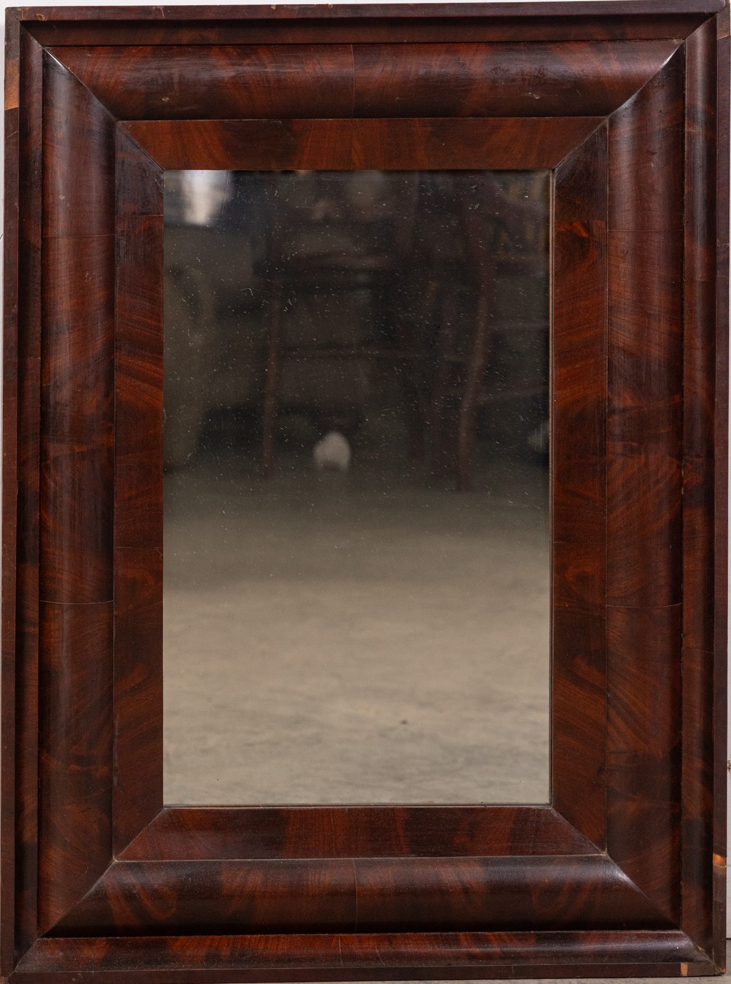 Antique Wood Framed Wall Mounted Mirror (1 of 2)