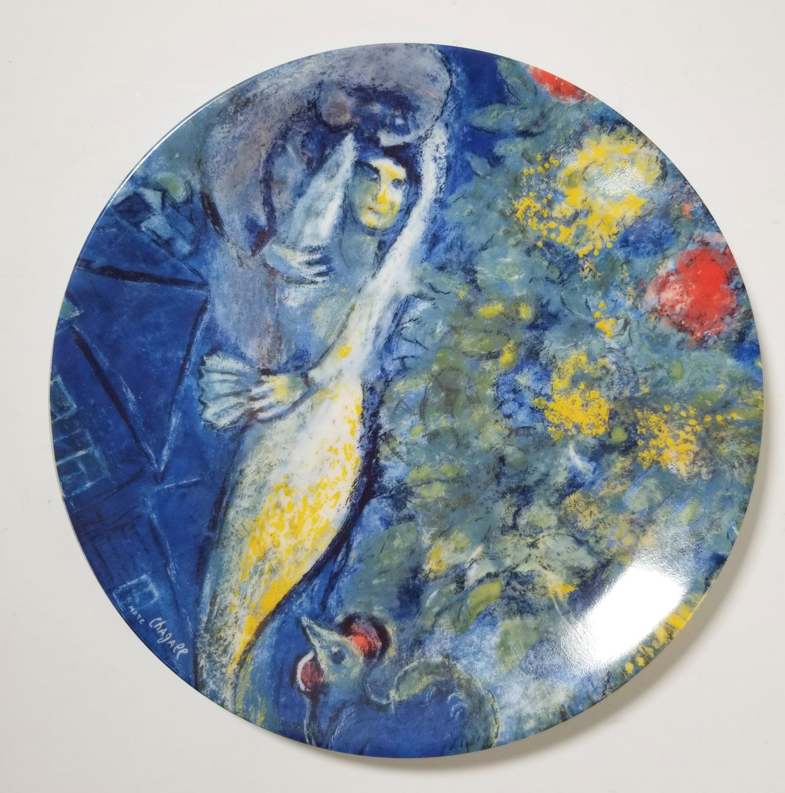 Vintage Marc Chagall Plate by Georg Jensen: Vintage Marc Chagall Plate by Georg Jensen Size 8" x 8" Literature Brooks Auction – Online Auction Terms & Conditions Contact: (856) 694-2960 | info@brooks.auction READ BEFORE YOU BID: We want